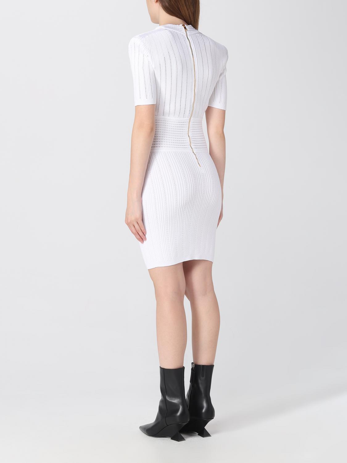 BALMAIN KLEID: Kleid damen Balmain, Weiß - Img 2