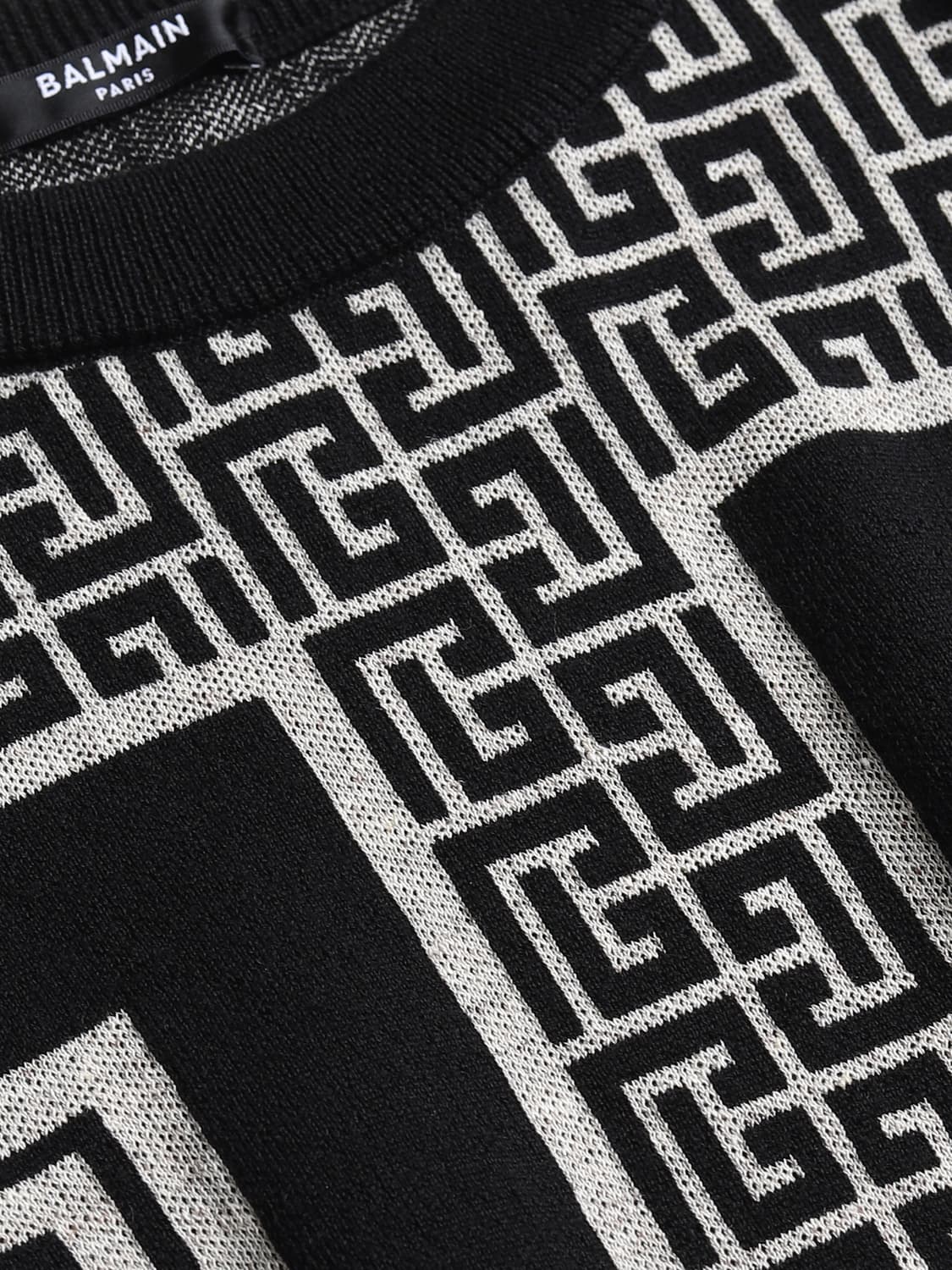 BALMAIN PULLOVER: Pullover herren Balmain, Schwarz - Img 6