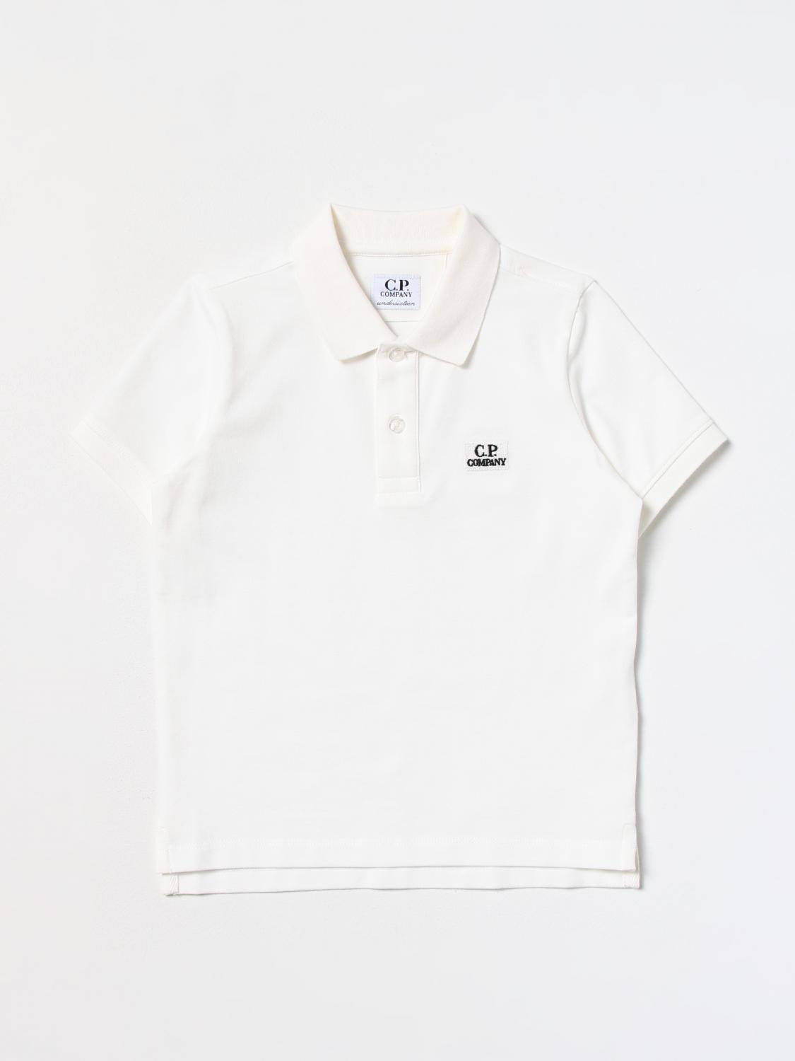 C.P. COMPANY POLO: Polo niños C.P. Company, Blanco - Img 1