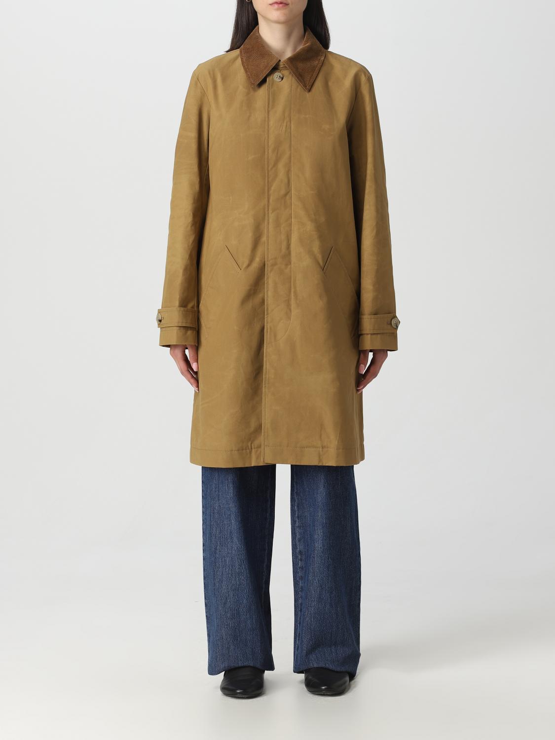 A.P.C. コート A.P.C ウール素材 ショート丈 トレンチコート