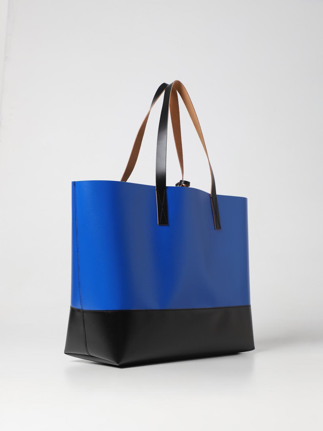 MARNI BORSA: Borsa Tribeca Marni in pelle sintetica, Blue - Img 2