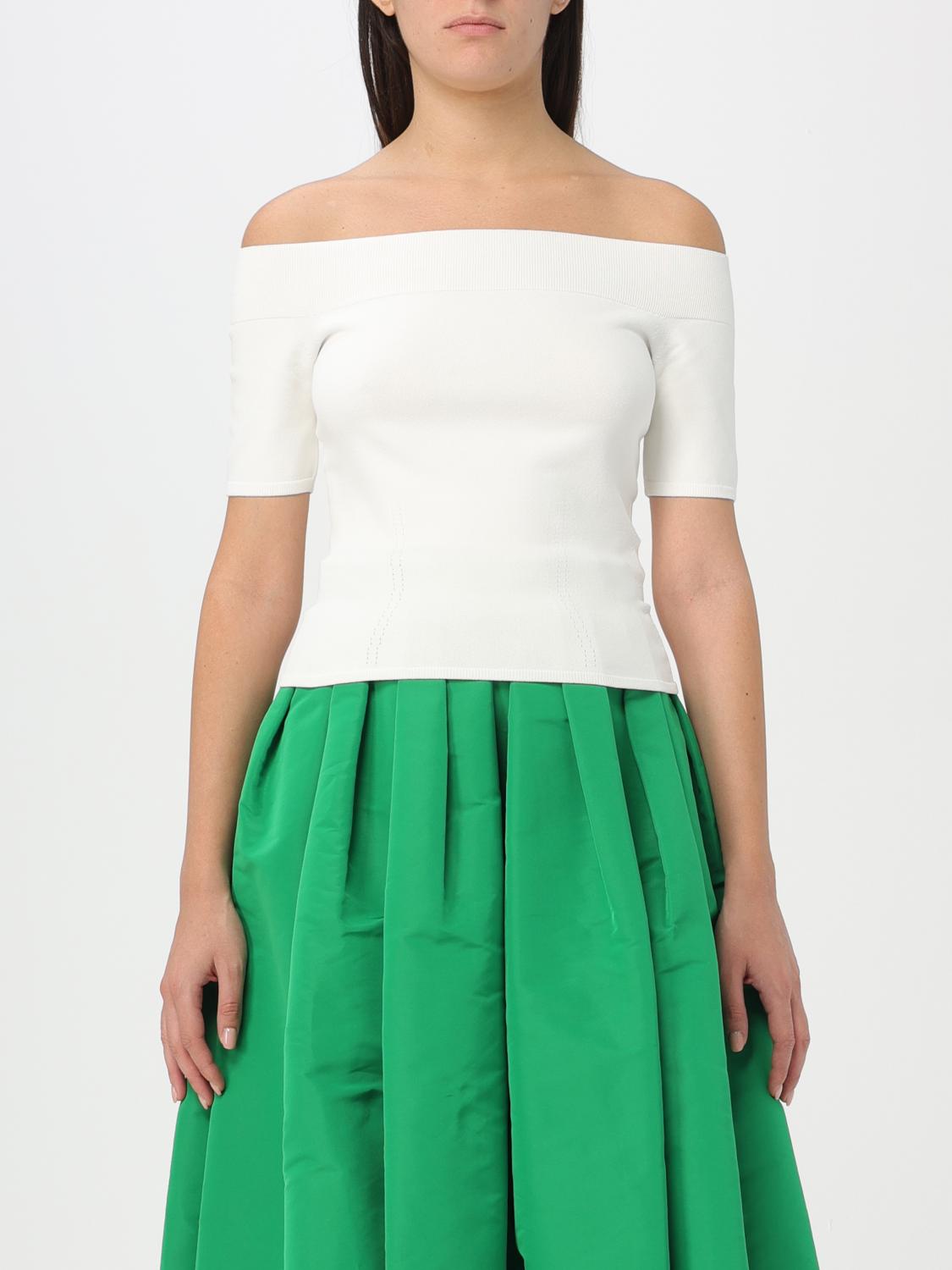 MCQUEEN TOP: Jersey mujer McQueen, Blanco - Img 1