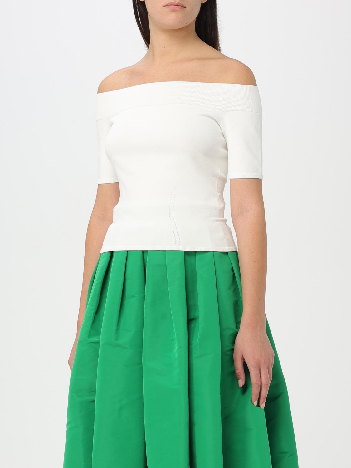 MCQUEEN TOP: Jersey mujer McQueen, Blanco - Img 4