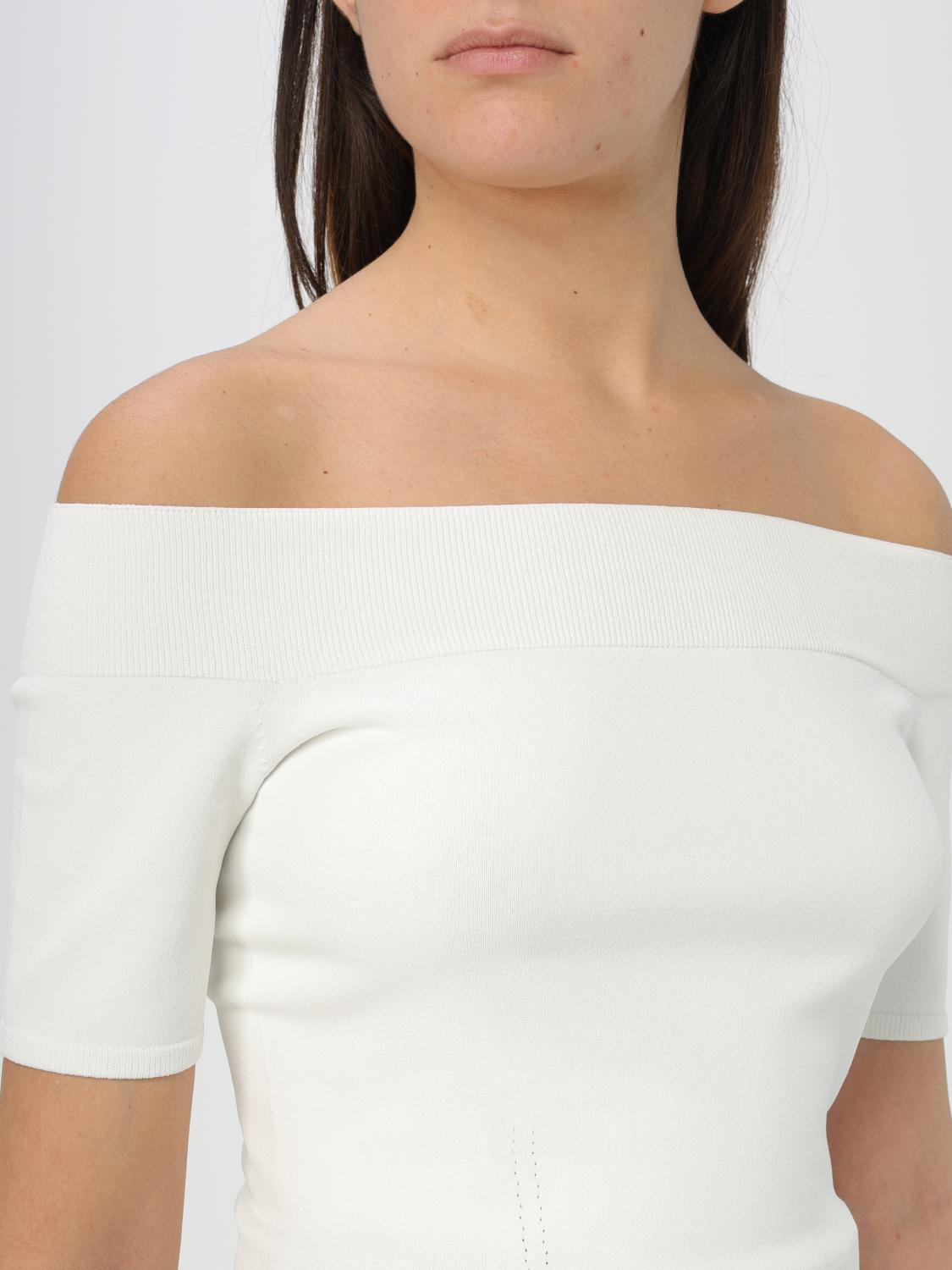 MCQUEEN TOP: Jersey mujer McQueen, Blanco - Img 5