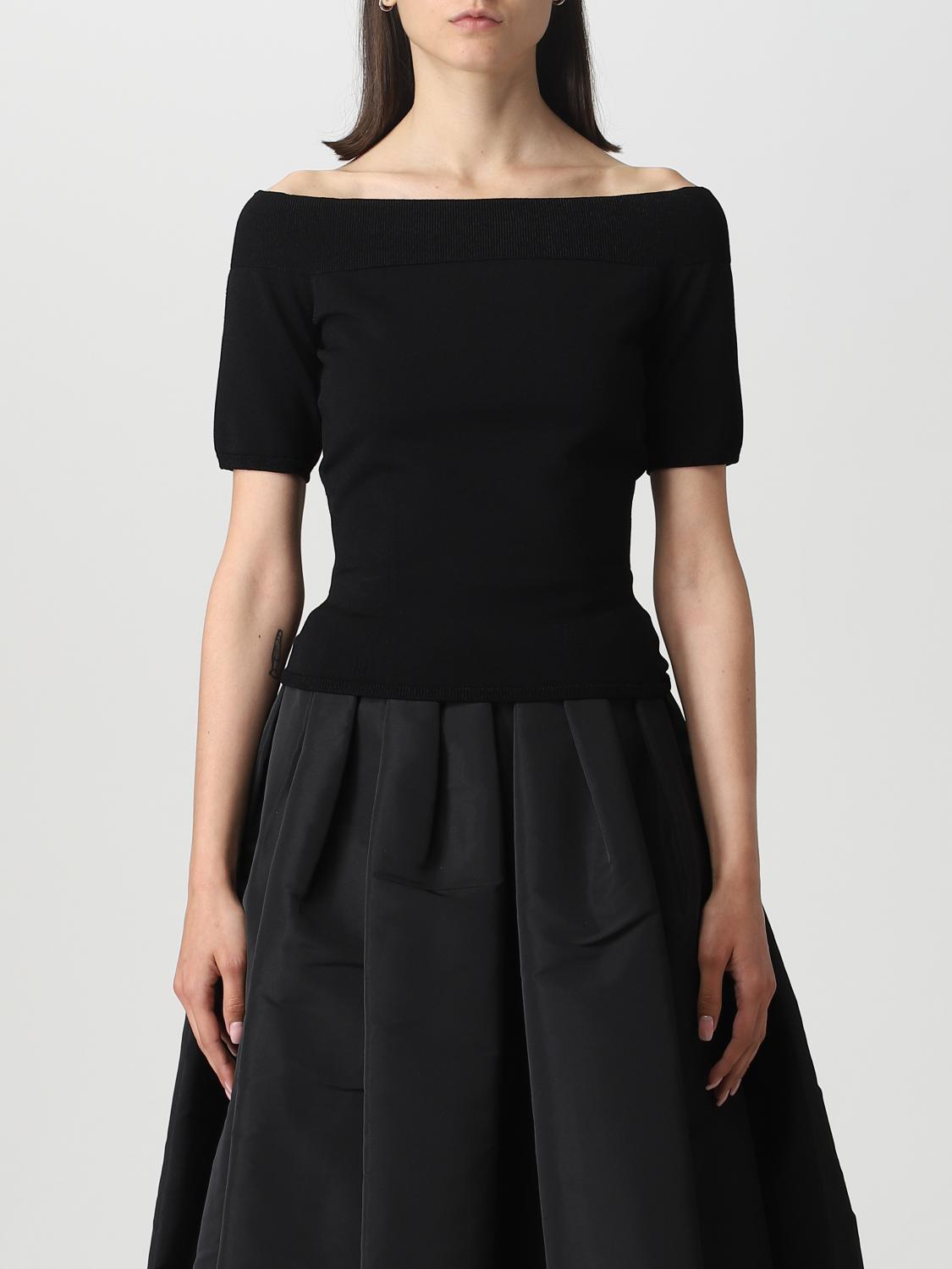 MCQUEEN TOP: Jersey mujer McQueen, Negro - Img 1