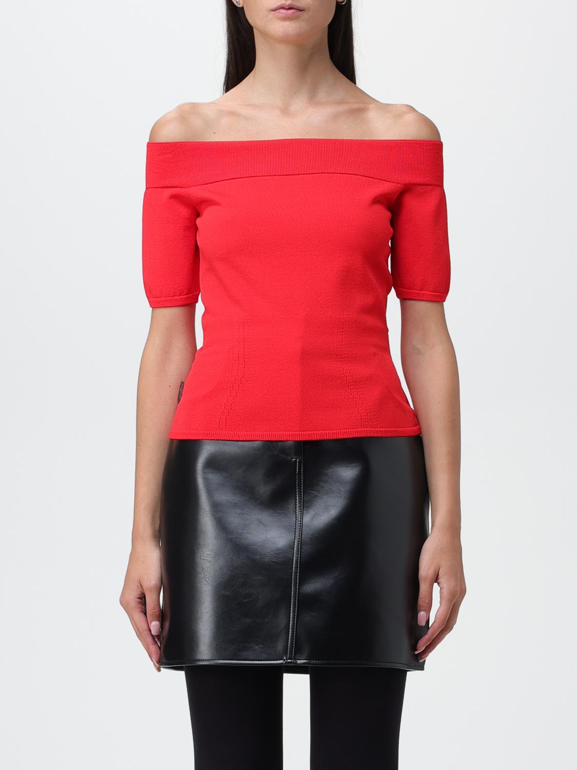 MCQUEEN TOP: Jersey mujer McQueen, Coral - Img 1