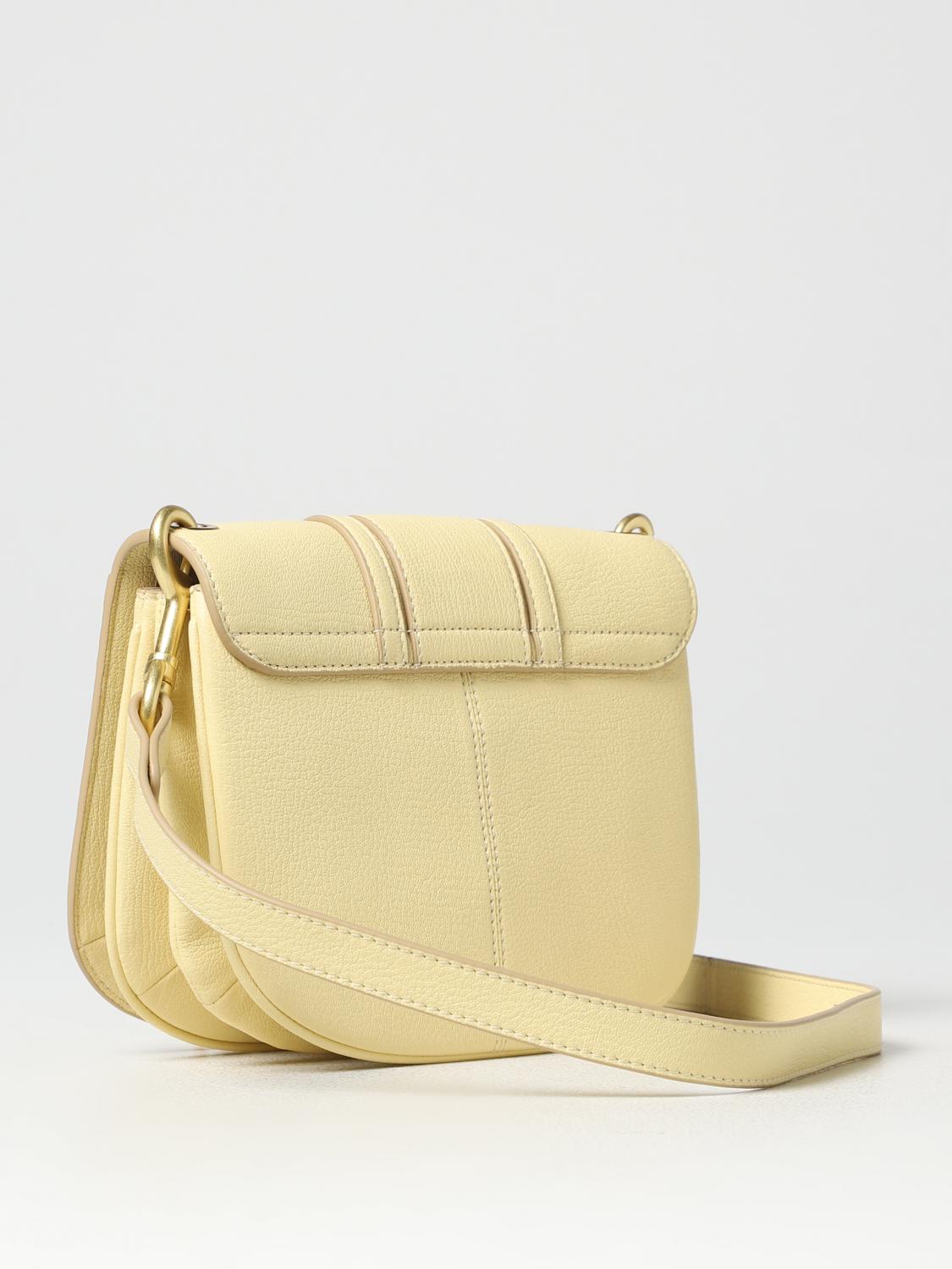 SEE BY CHLOÉ BORSA A TRACOLLA: Borsa Hana See by Chloé in pelle a grana, Giallo - Img 2