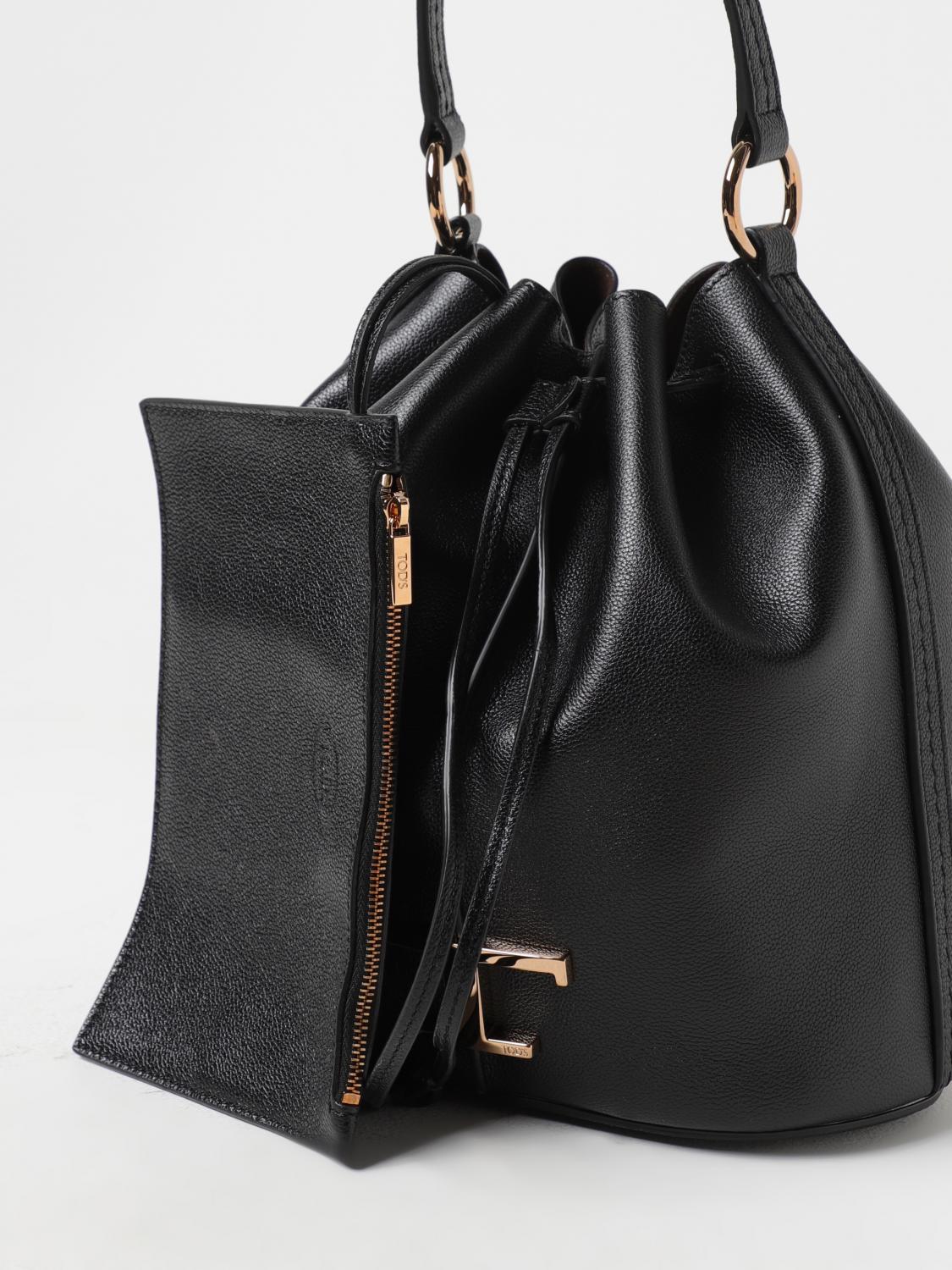 TOD'S BORSA A MANO: Borsa Tod's in pelle a micro grana, Nero - Img 3