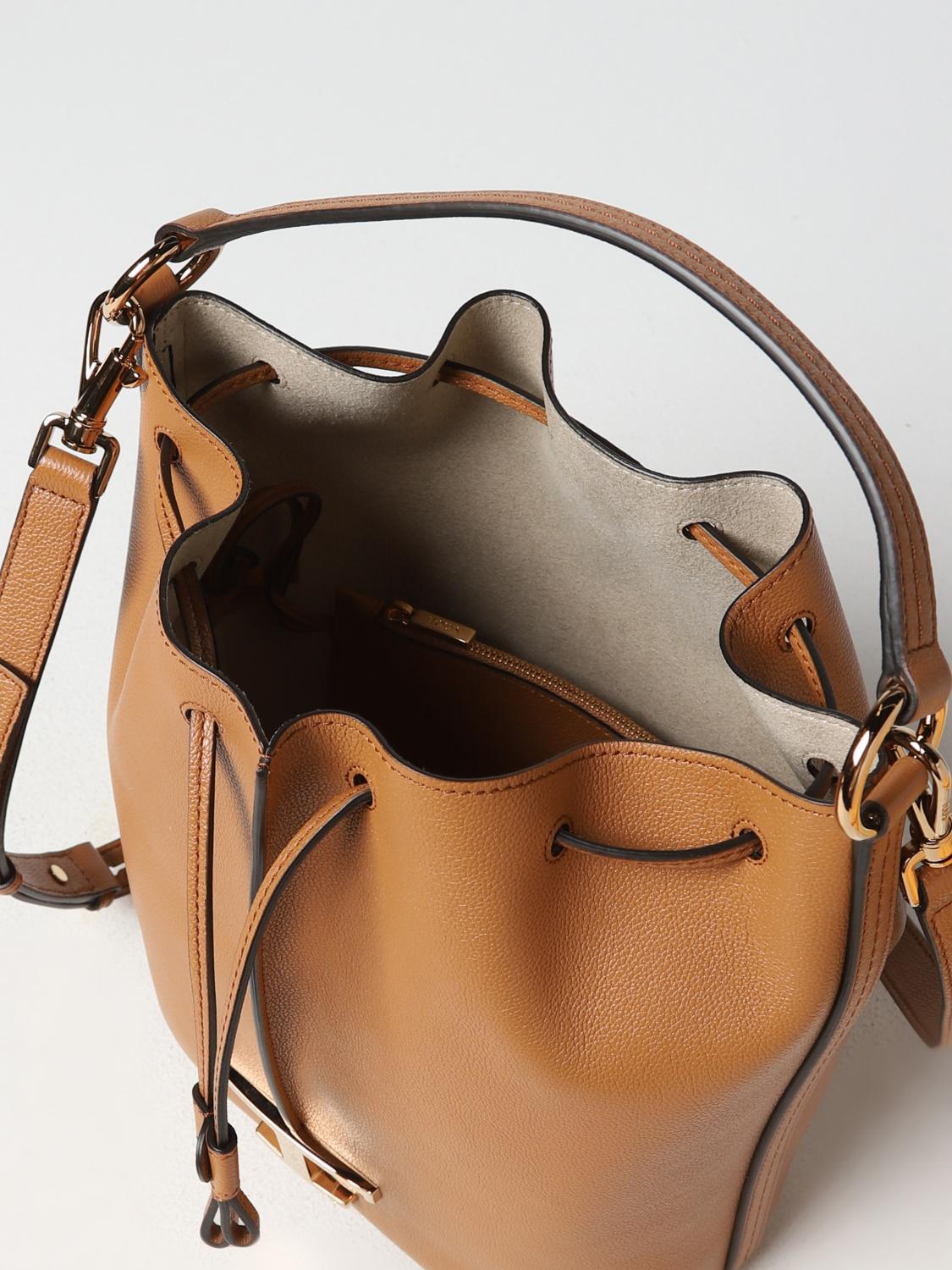 TOD'S BORSA A MANO: Borsa Tod's in pelle a micro grana, Marrone - Img 4