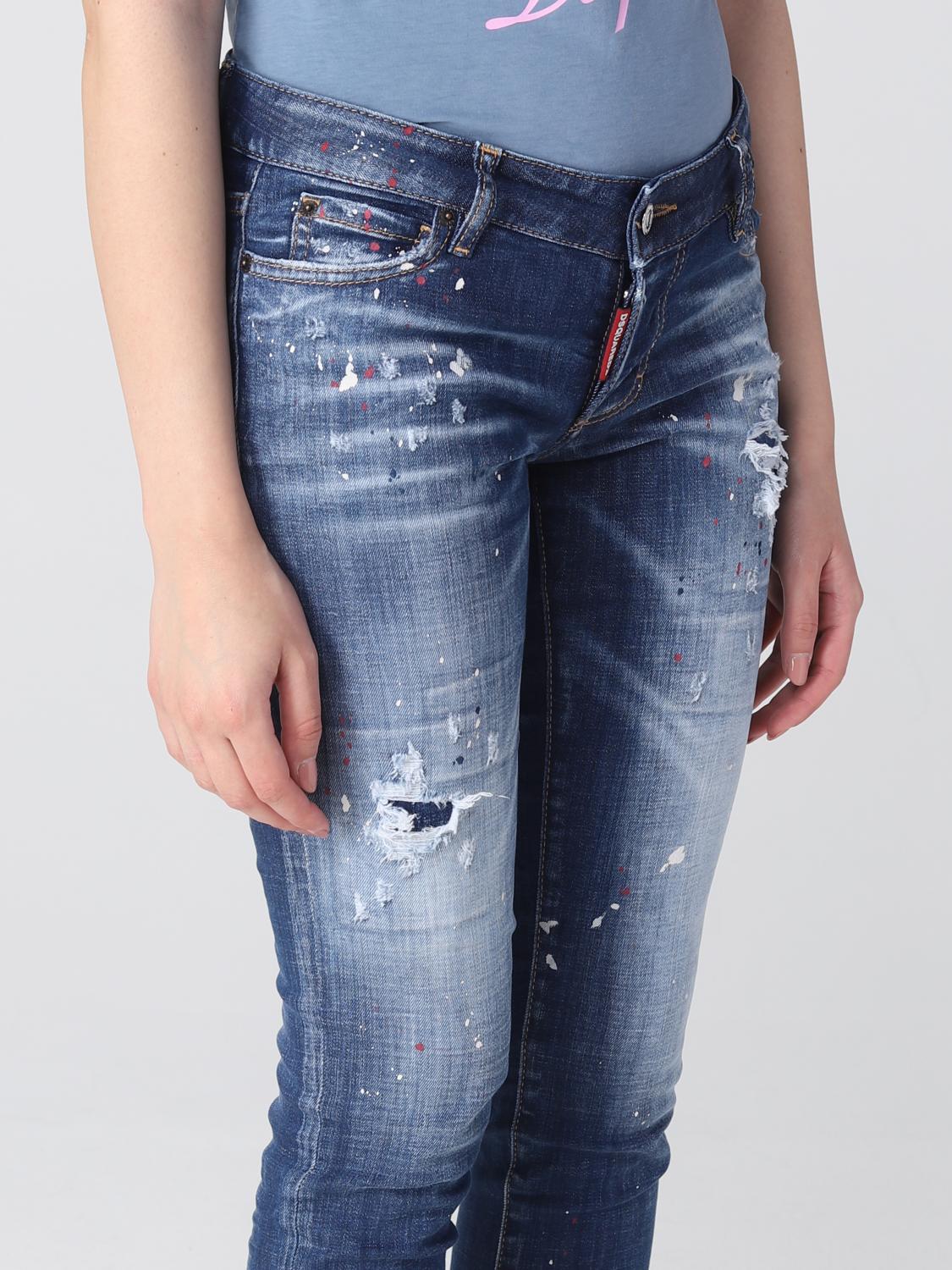 Dsquared2 jeans in stretch denim - Denim | S75LB0792S30342