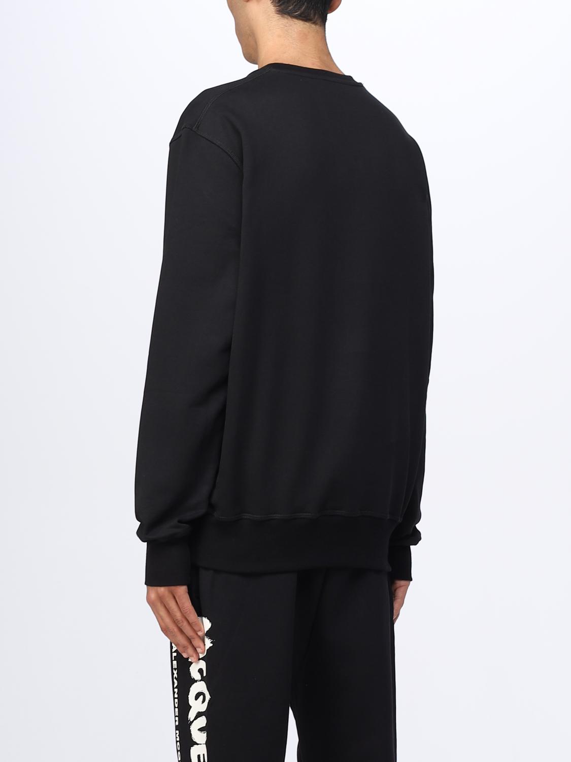MCQUEEN SWEATSHIRT: McQueen cotton sweatshirt, Black - Img 3