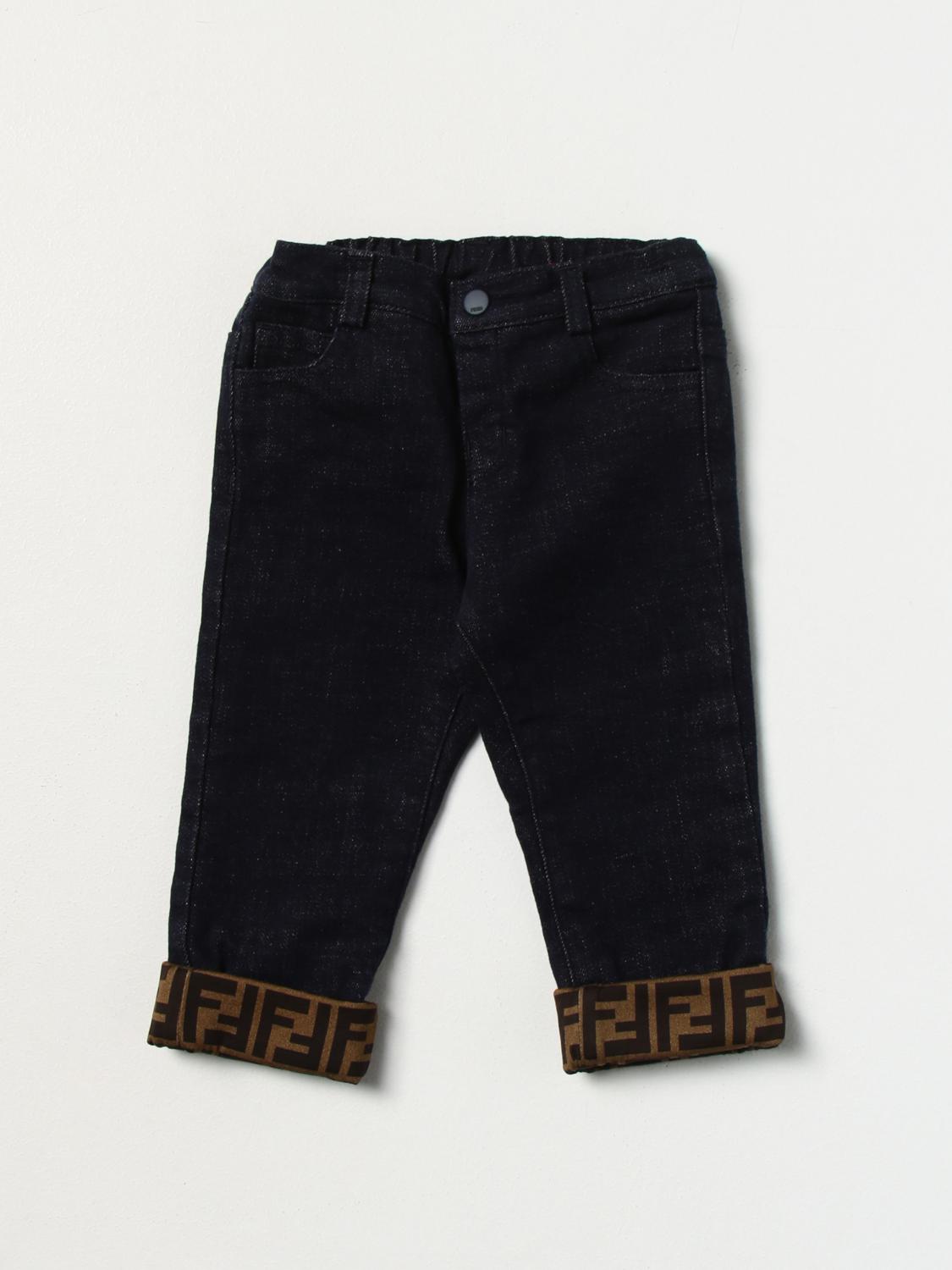 キッズ　FENDIデニム Fendi Kids jeans in stretch denim - Denim | BUF060AKI1 | GIGLIO.COM
