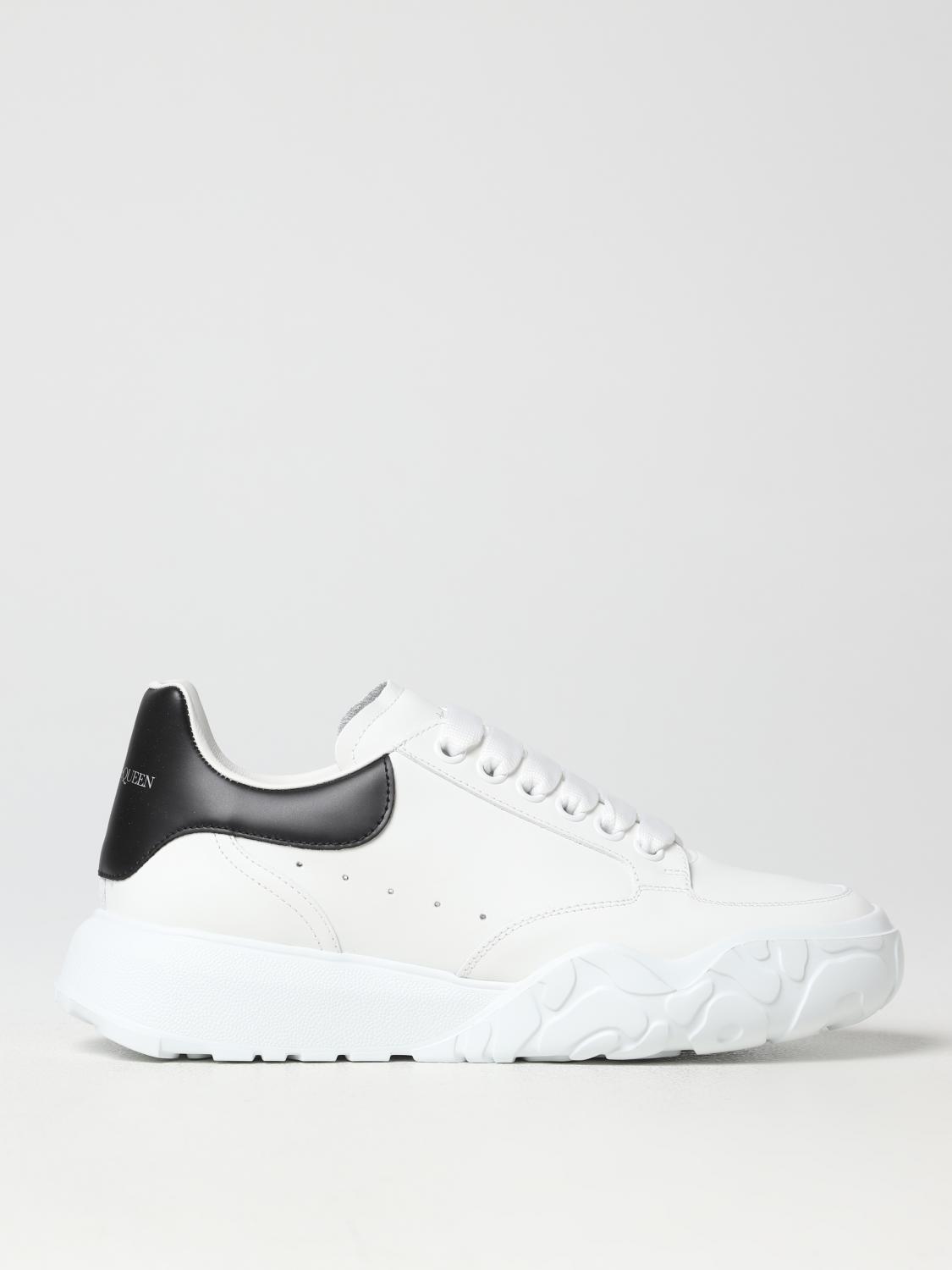 ALEXANDER MCQUEEN sneakers in smooth leather White Alexander McQueen sneakers 634619WIA99 online at GIGLIO.COM