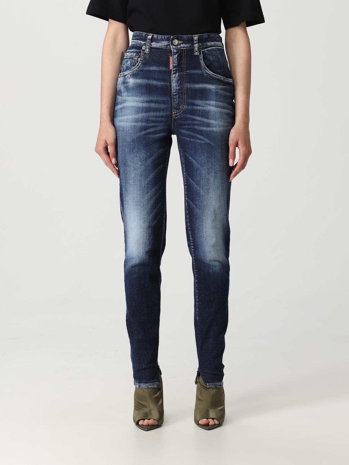 DSQUARED2 JEANS: Jeans damen Dsquared2, Blau - Img 1