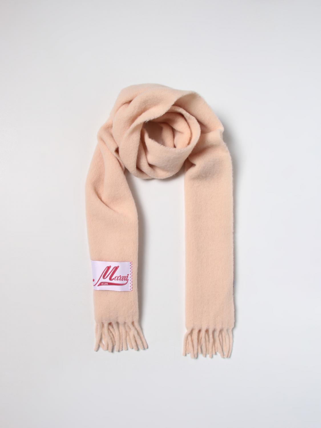 スカーフ Scarf - Marni - Wool - Pink MARNI: wool scarf - Blush Pink | Marni scarf