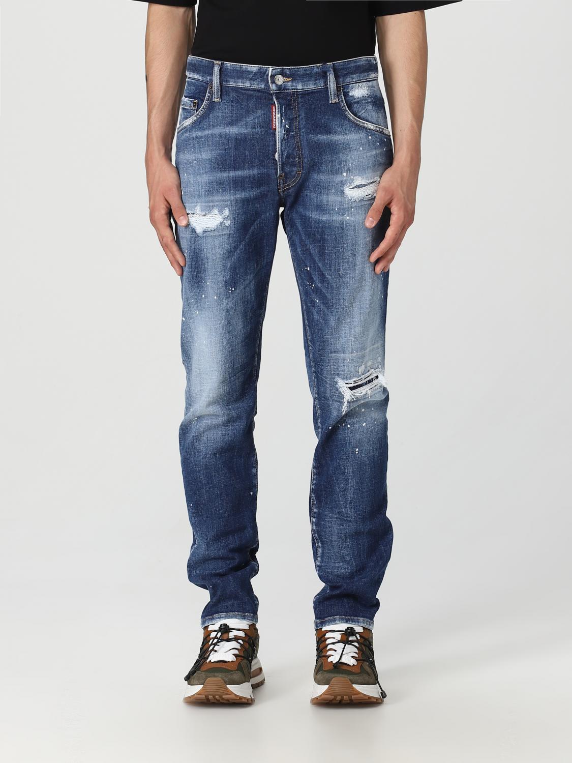 DSQUARED2 JEANS: Dsquared2 jeans in denim, Blue - Img 1