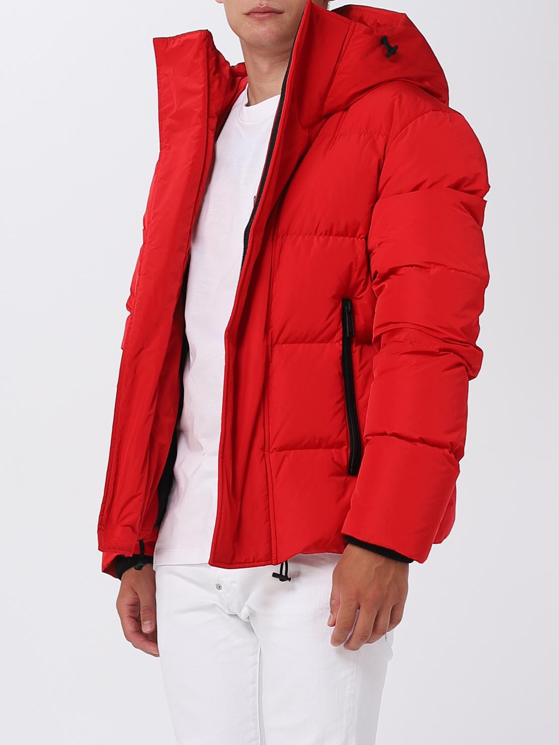 DSQUARED2 JACKET: Dsquared2 Puffer down jacket in technical fabric, Red - Img 4
