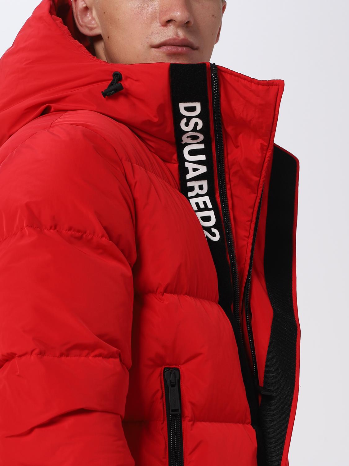 DSQUARED2 JACKET: Dsquared2 Puffer down jacket in technical fabric, Red - Img 5