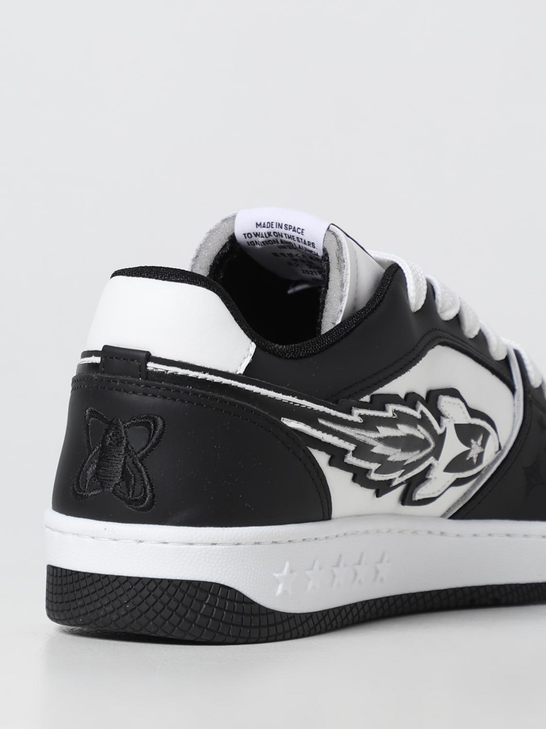 ENTERPRISE JAPAN SNEAKERS: Sneakers Rocket Enterprise Japan in pelle, Nero - Img 3