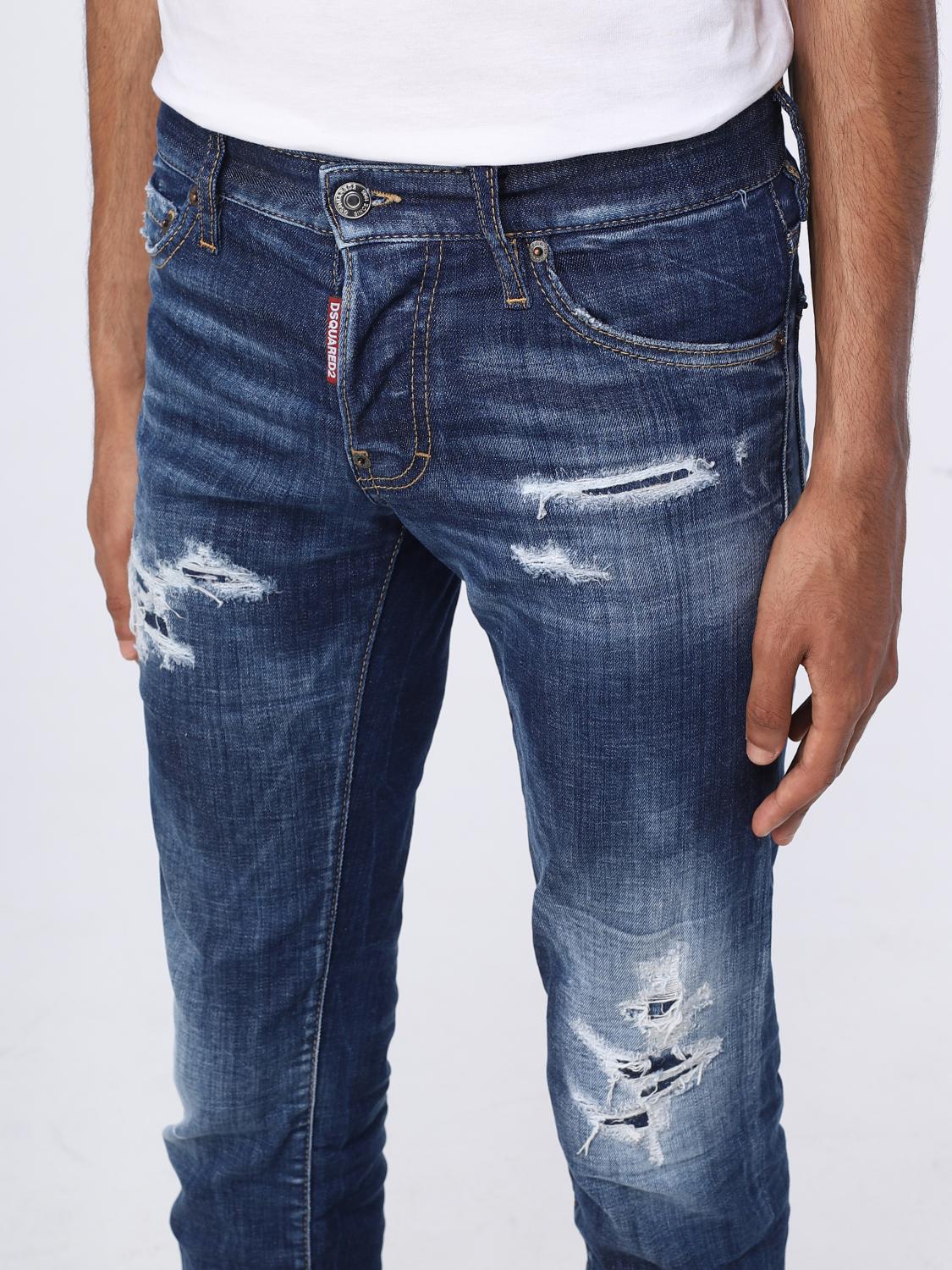 DSQUARED2 JEANS: Jeans Dsquared2 in denim, Blue - Img 4