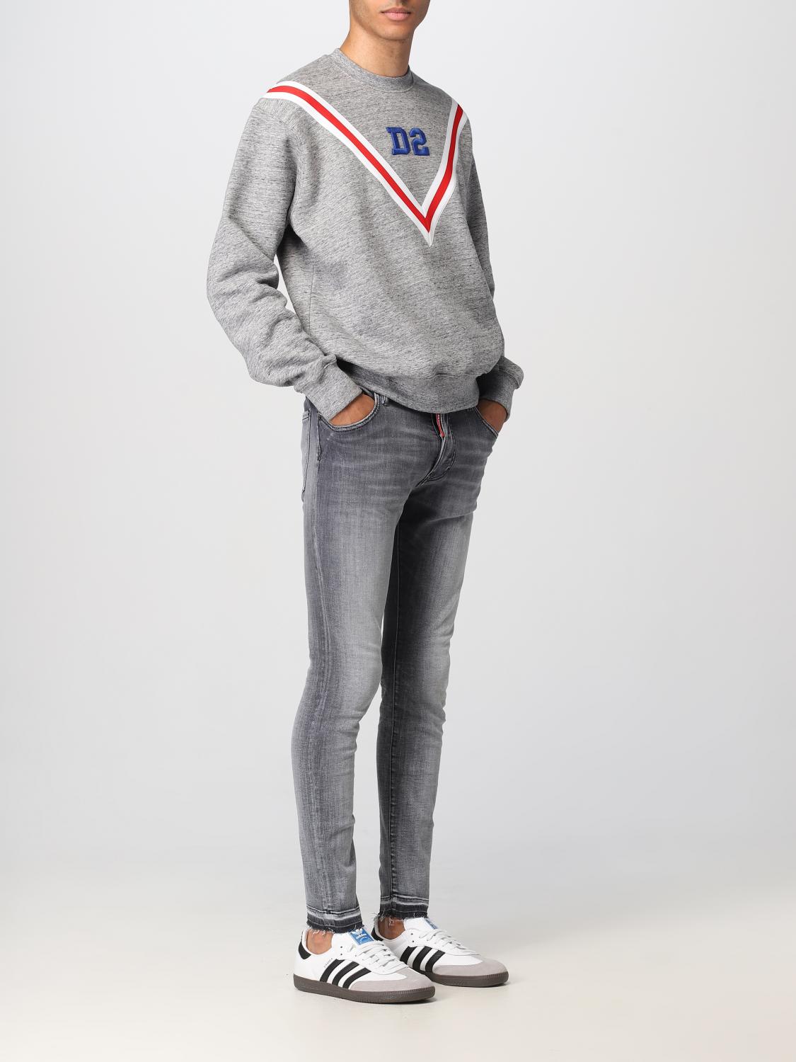 DSQUARED2 SUDADERA: Sudadera hombre Dsquared2, Gris - Img 2