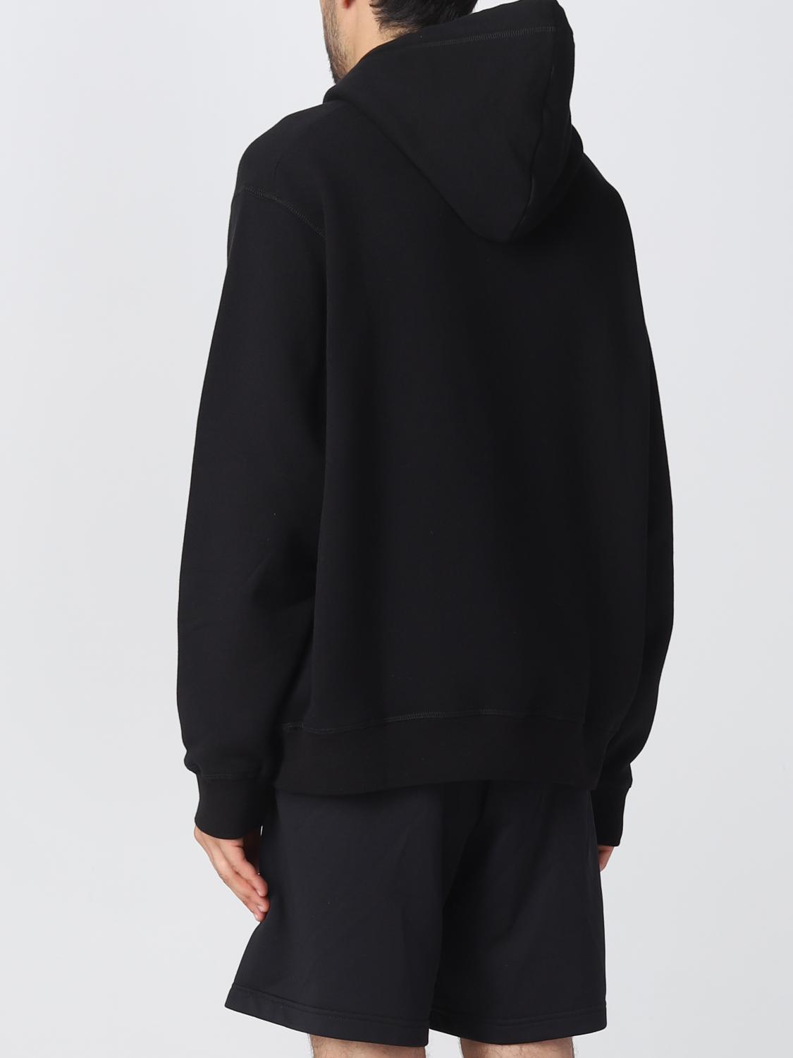 DSQUARED2: cotton sweatshirt - Black | Dsquared2 sweatshirt