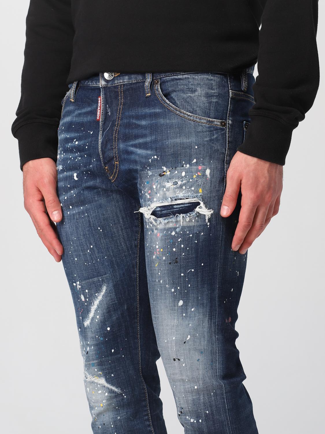 DSQUARED2 JEANS: Jeans men Dsquared2, Blue - Img 4