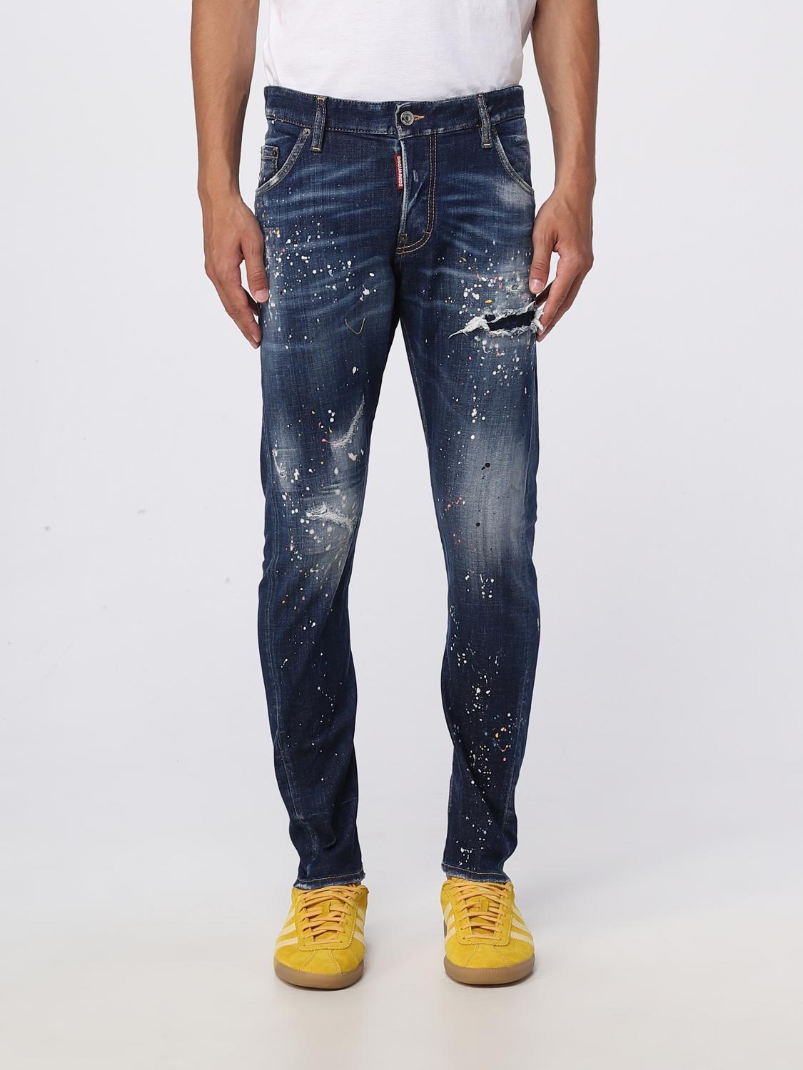 DSQUARED2 JEANS: Jeans hombre Dsquared2, Azul Oscuro - Img 1