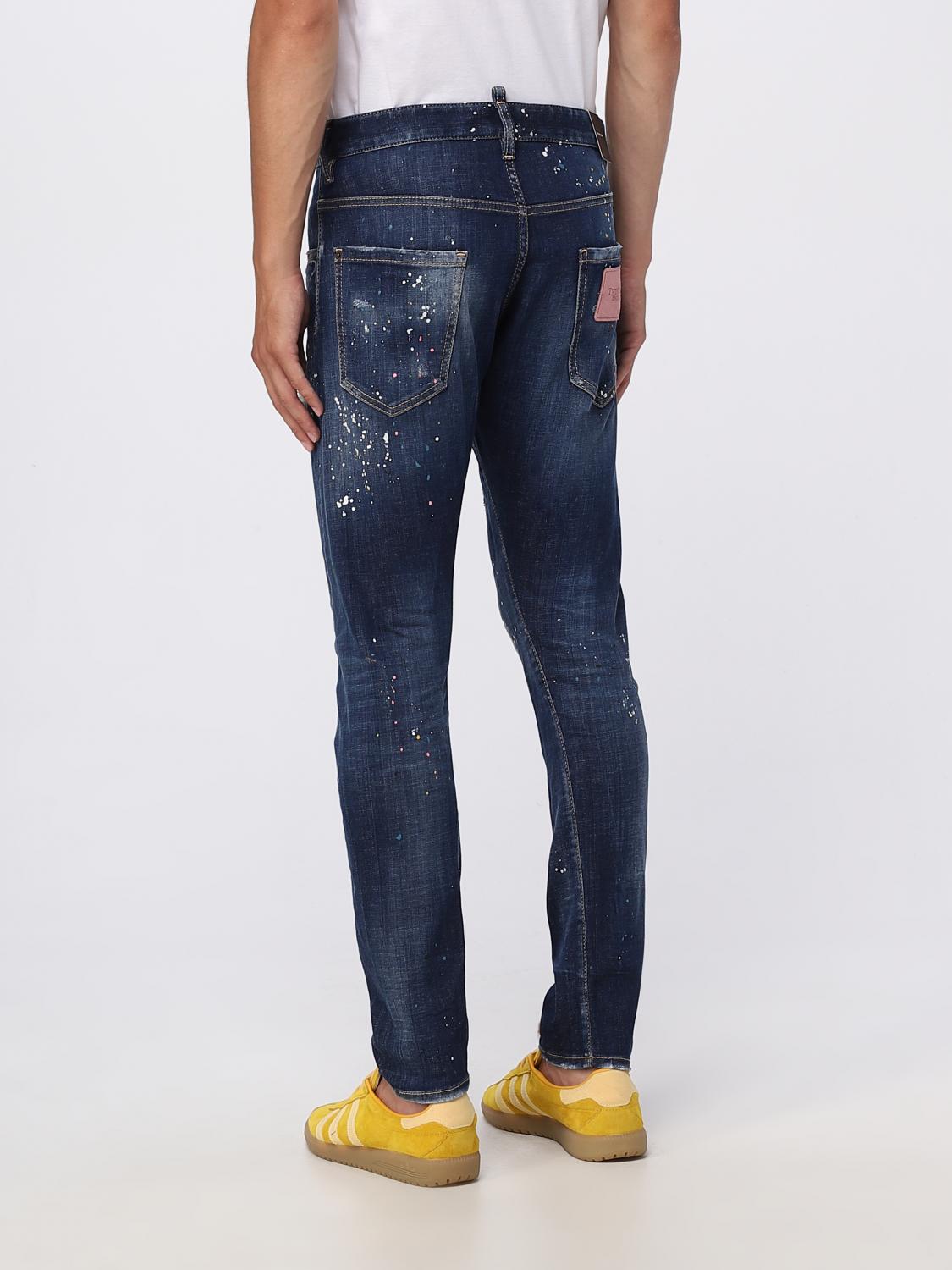 DSQUARED2 JEANS: Jeans hombre Dsquared2, Azul Oscuro - Img 3