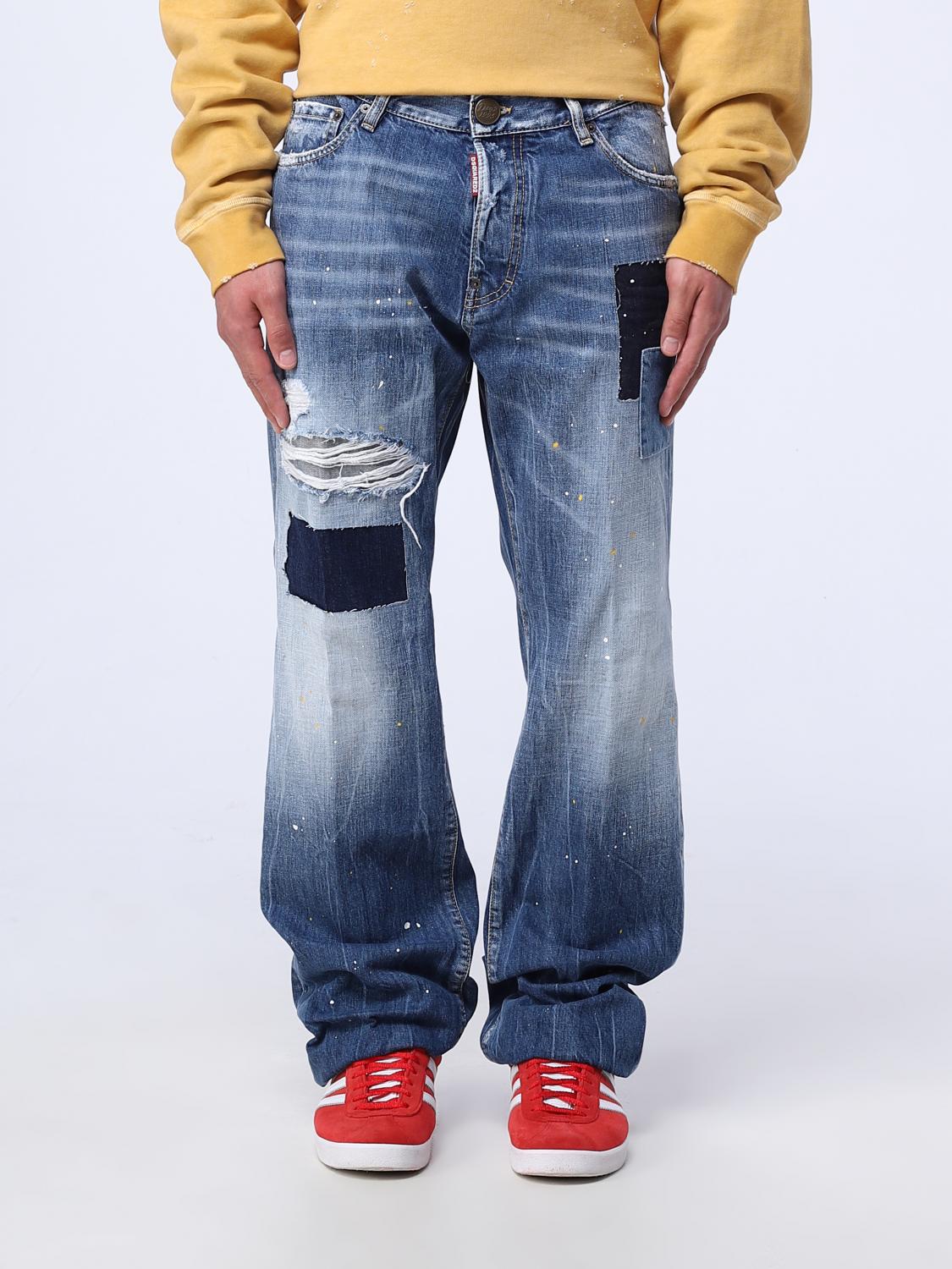 DSQUARED2 JEANS: Jeans hombre Dsquared2, Azul Oscuro - Img 1