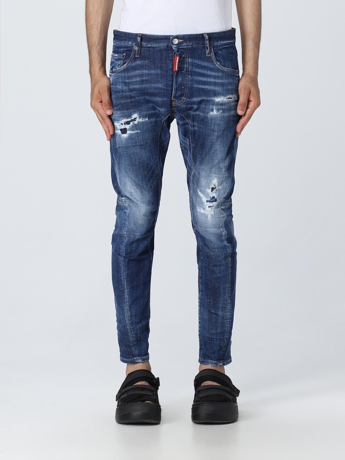 DSQUARED2 JEANS: Dsquared2 jeans in denim, Blue - Img 1