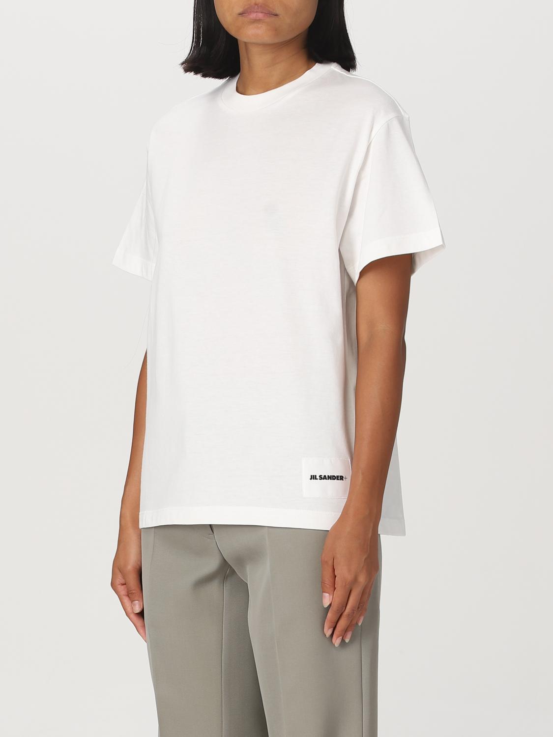 JIL SANDER: T-shirt woman - White | Jil Sander t-shirt