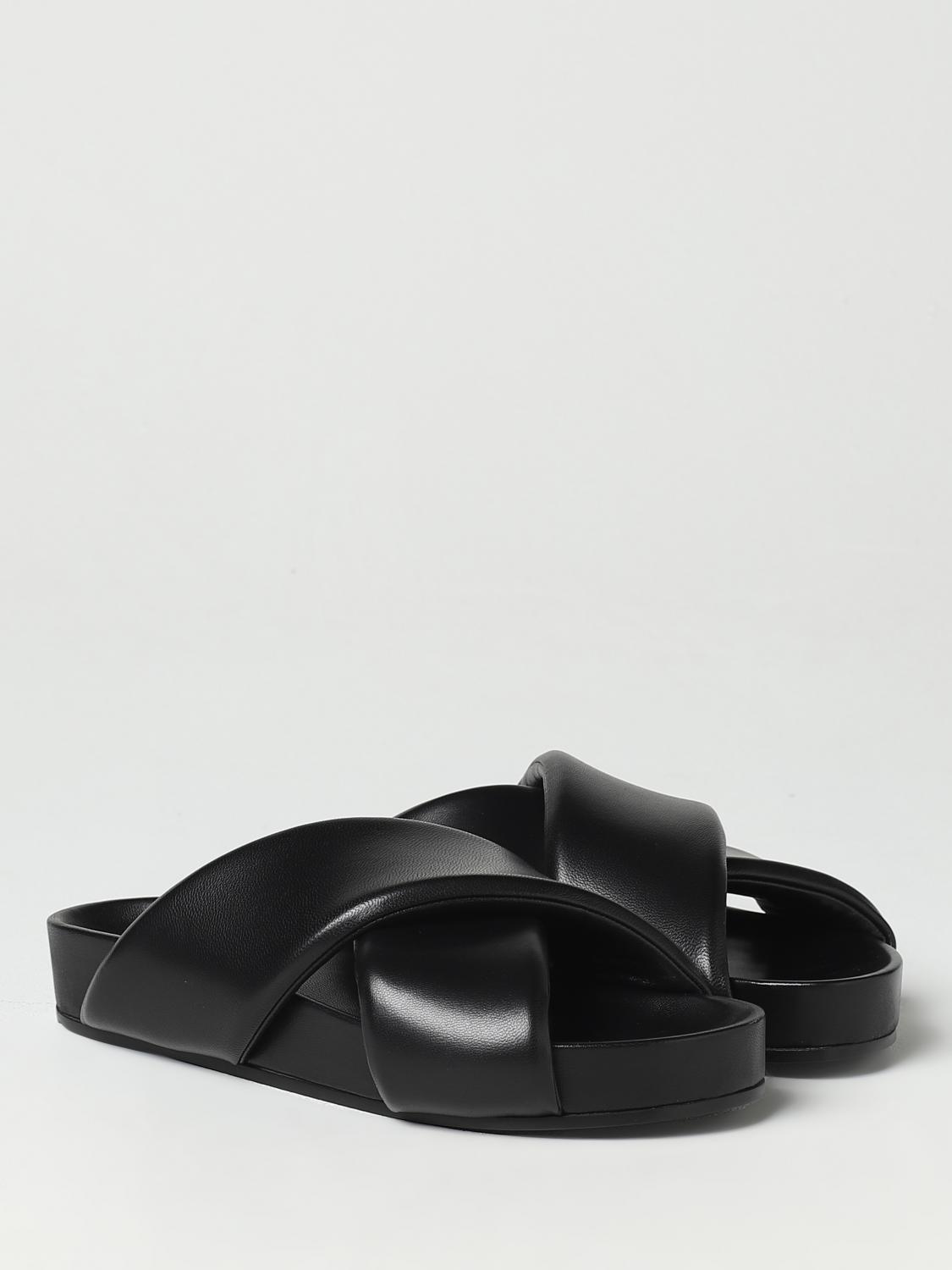 JIL SANDER SANDALI: Sandalo Jil Sander in pelle, Nero - Img 2