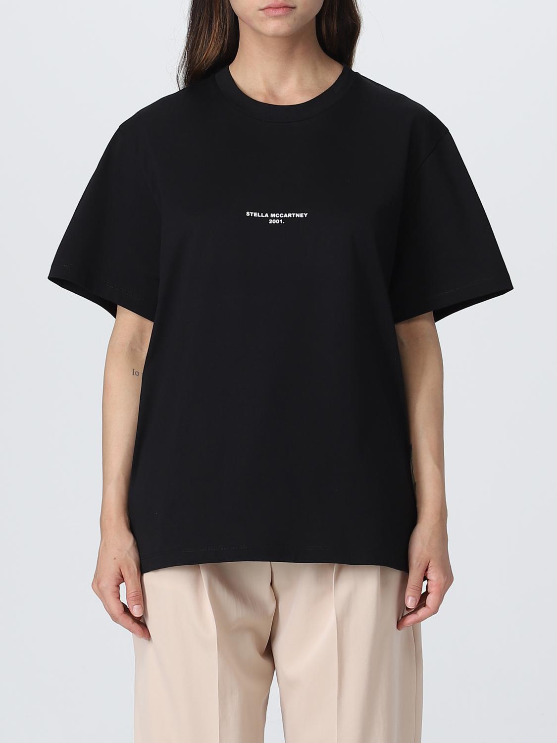 STELLA MCCARTNEY: T-shirt woman - Black | Stella McCartney t