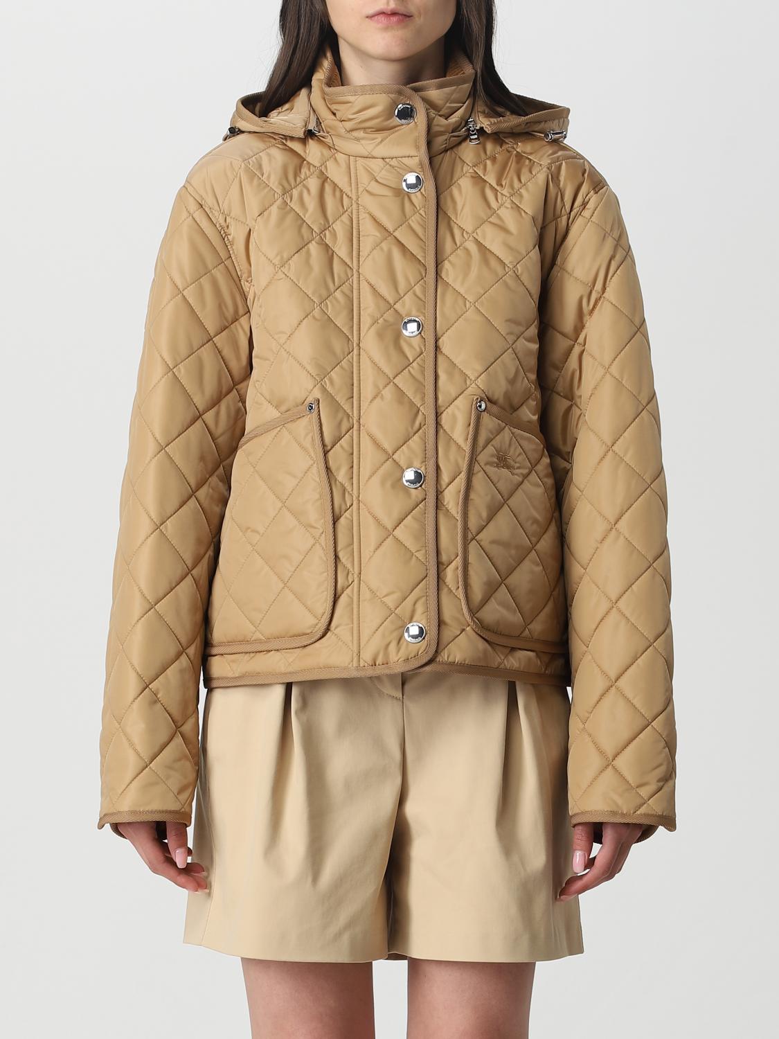 BURBERRY JACKET: Burberry jacket in nylon, Beige - Img 1