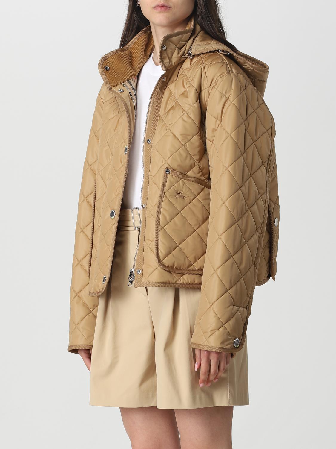 BURBERRY JACKET: Burberry jacket in nylon, Beige - Img 4