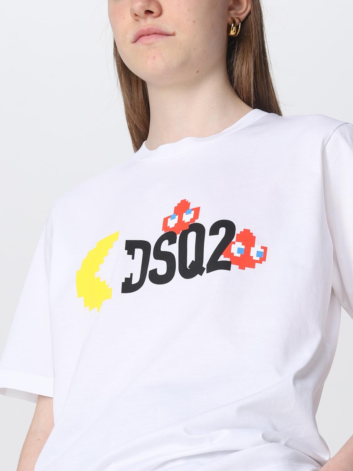 Dsquared2 Pac-Man™ x cotton t-shirt - White | S72GD0493S23009