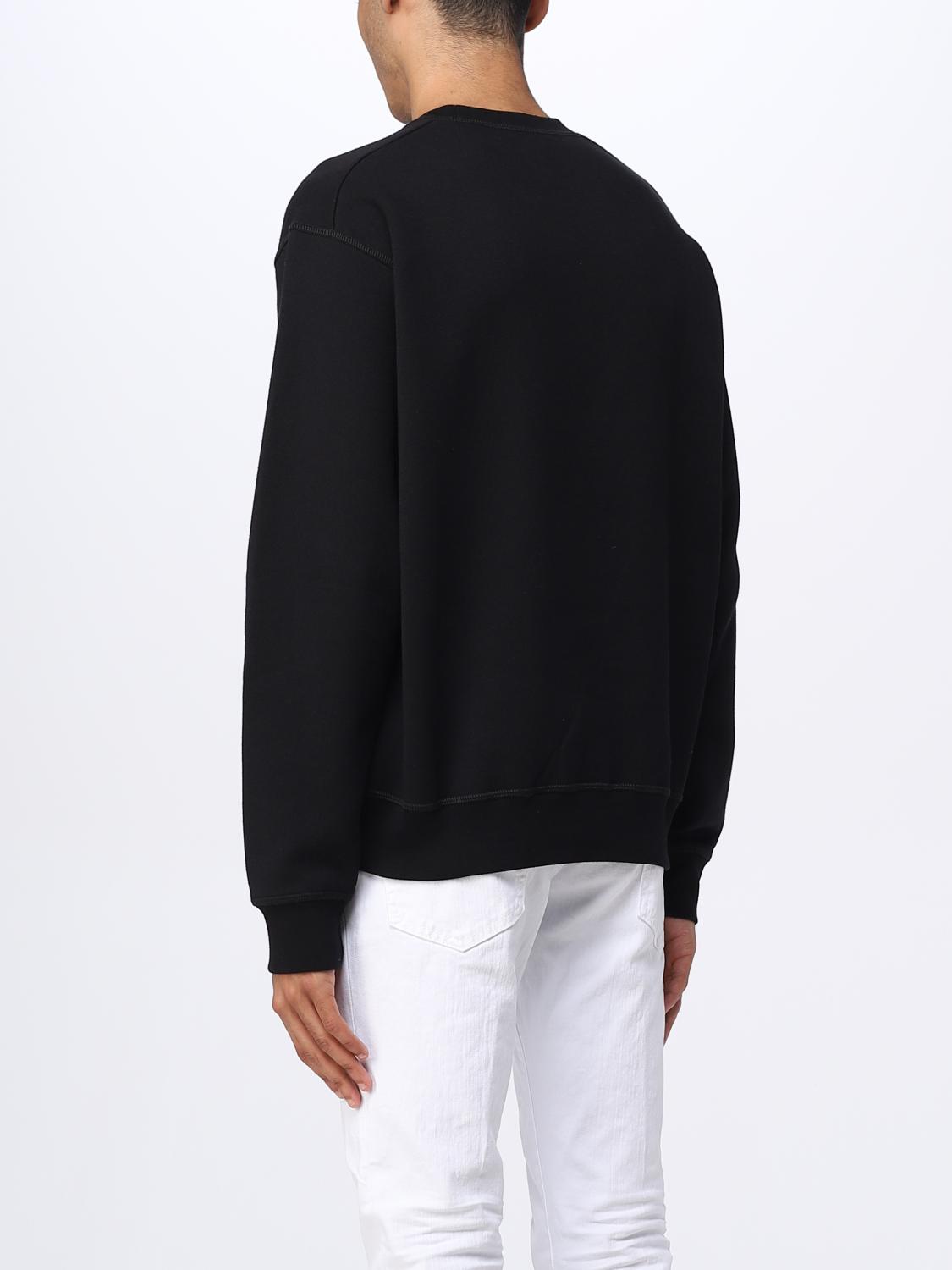 DSQUARED2 SWEATSHIRT: Dsquared2 Arcade Twins cotton sweatshirt, Black - Img 3