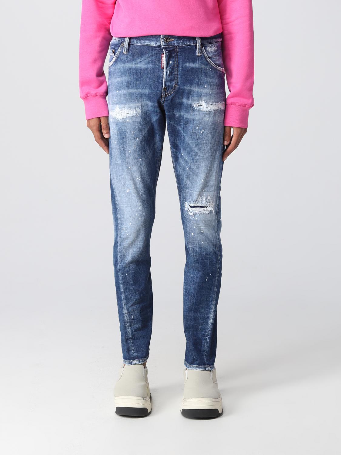 DSQUARED2 JEANS: Dsquared2 jeans in denim, Blue - Img 1