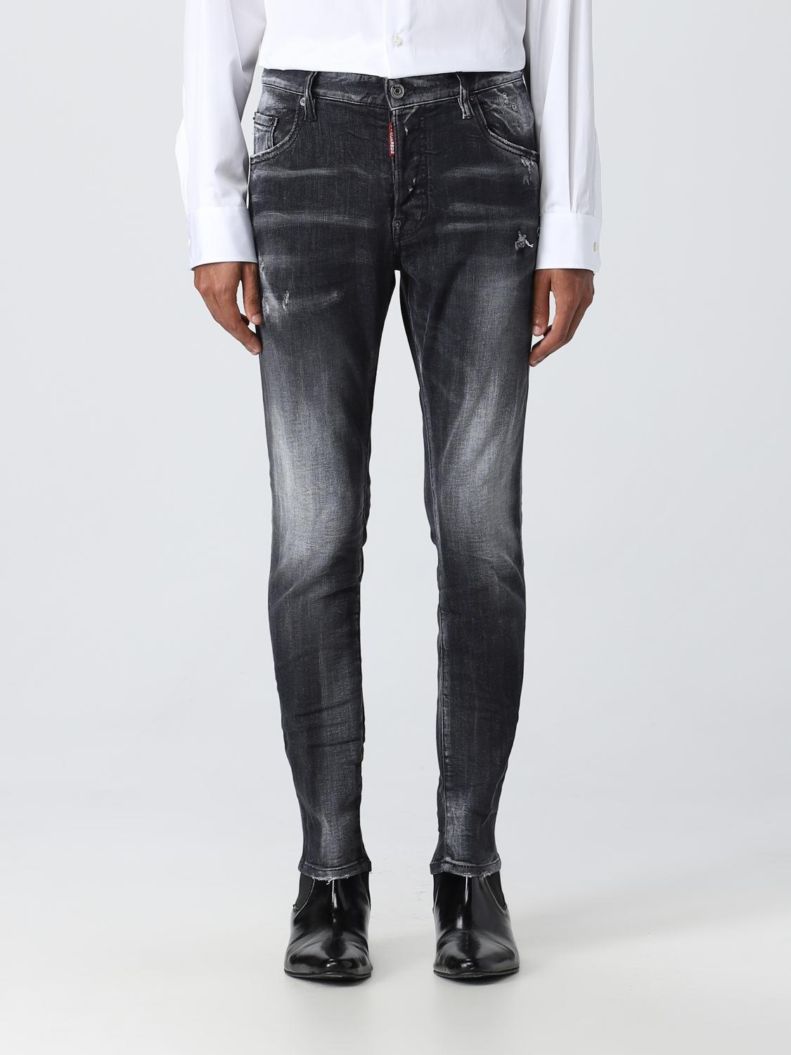 DSQUARED2 JEANS: Jeans hombre Dsquared2, Negro - Img 1