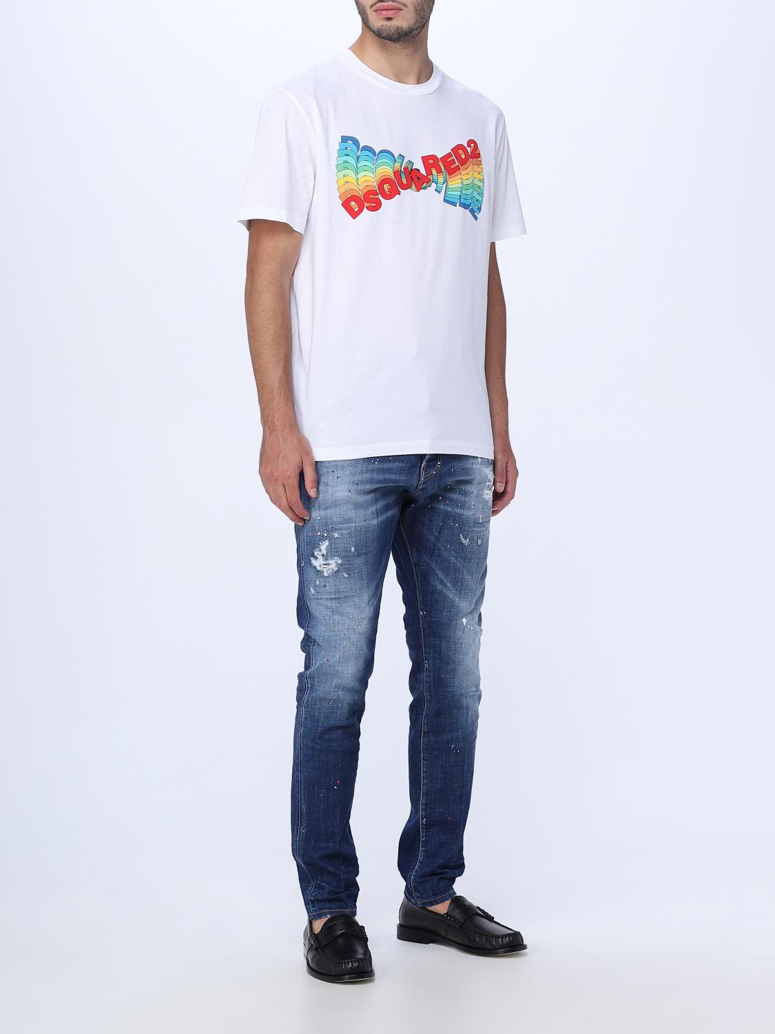 DSQUARED2 JEANS: Jeans hombre Dsquared2, Azul Oscuro - Img 2