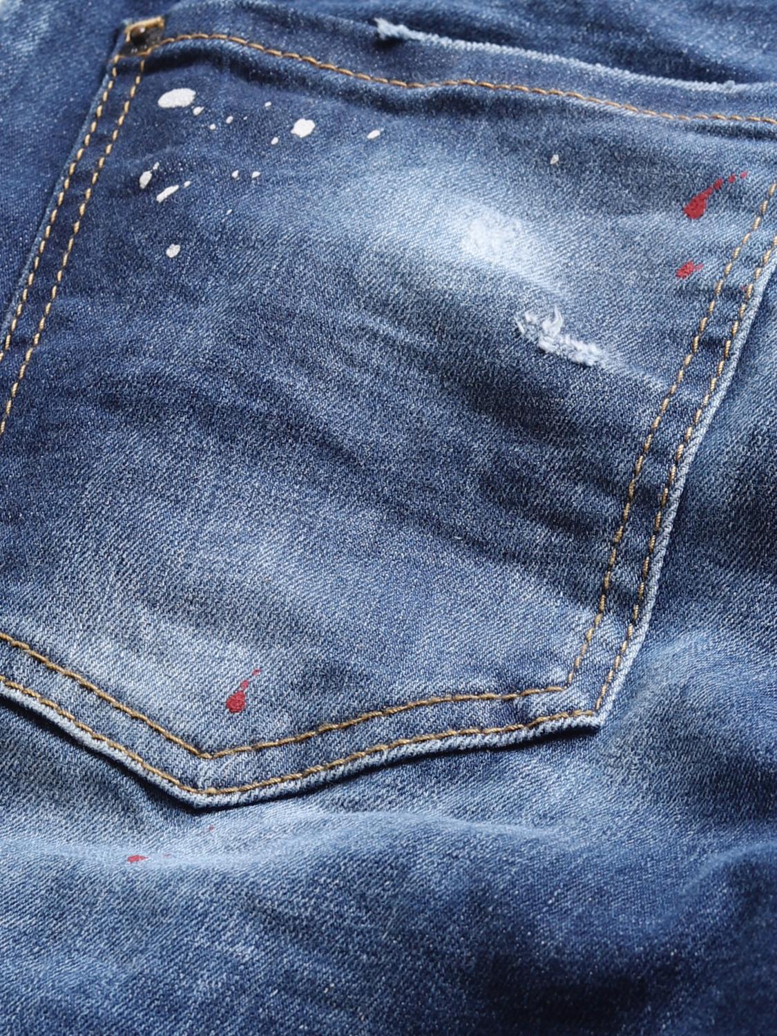 DSQUARED2 JEANS: Jeans hombre Dsquared2, Azul Oscuro - Img 5