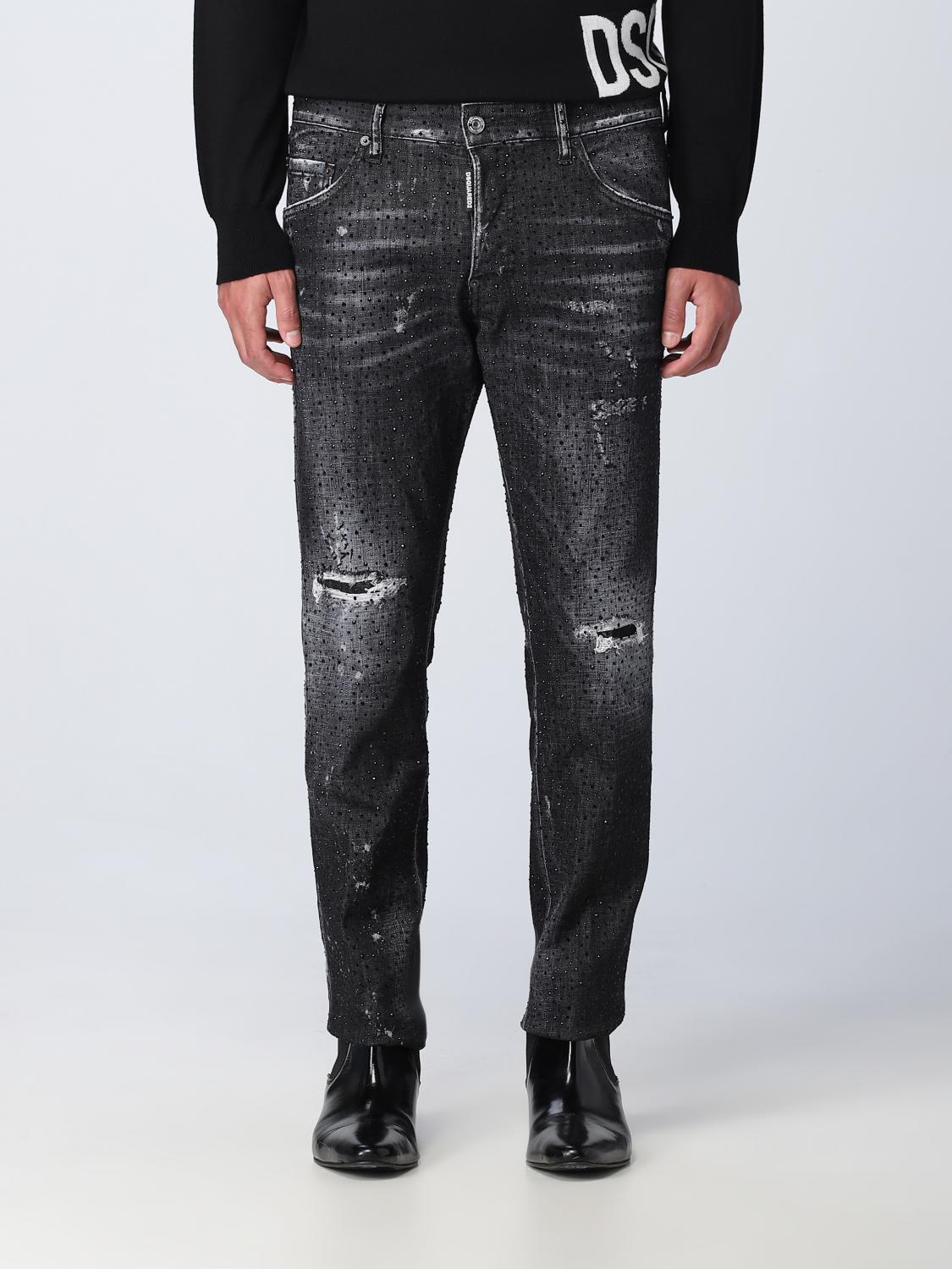 DSQUARED2 JEANS: Jeans hombre Dsquared2, Negro - Img 1