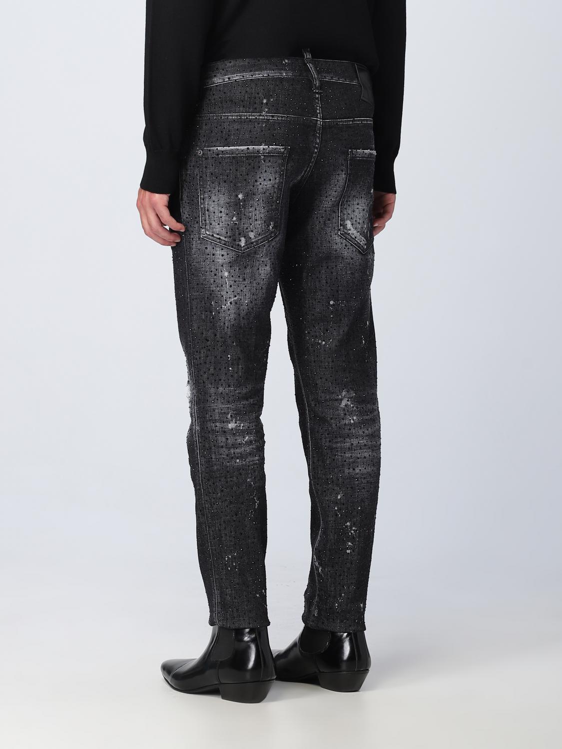 DSQUARED2 JEANS: Jeans hombre Dsquared2, Negro - Img 3
