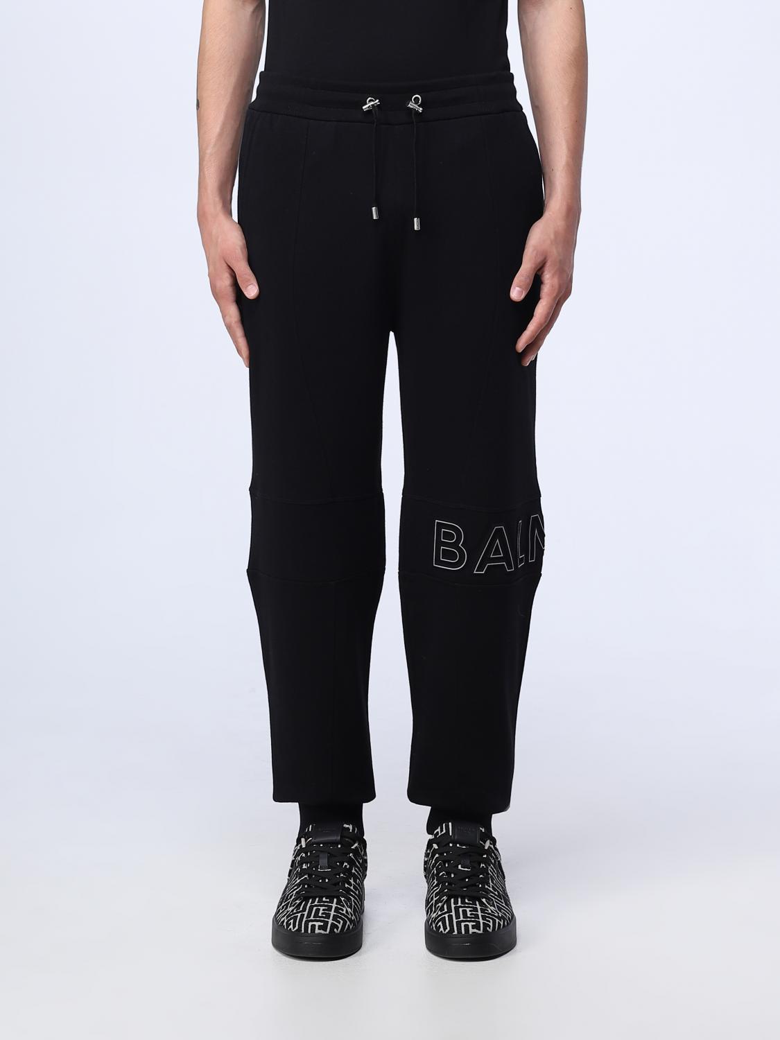 BALMAIN HOSE: Hose herren Balmain, Schwarz - Img 1
