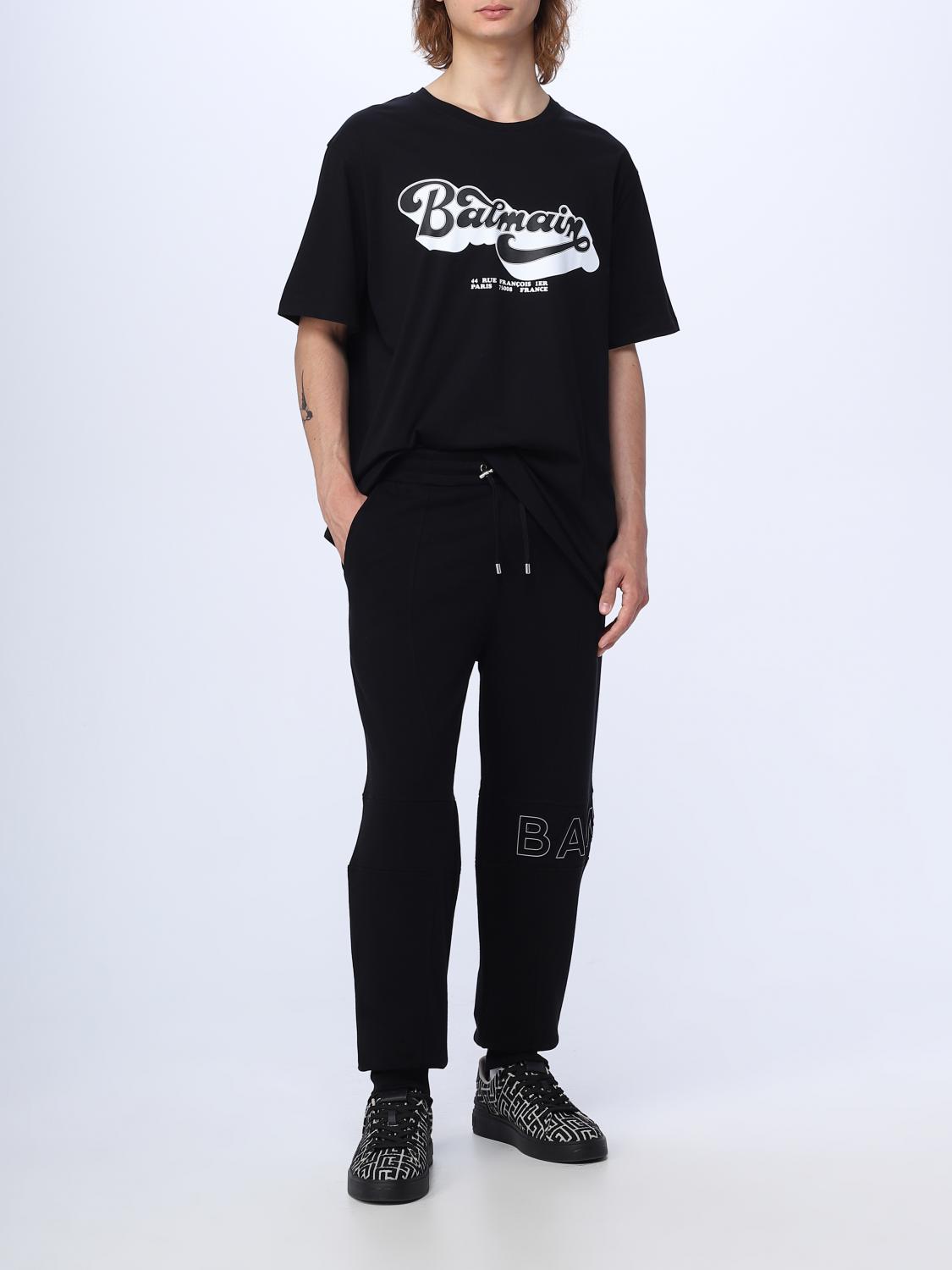 BALMAIN HOSE: Hose herren Balmain, Schwarz - Img 2