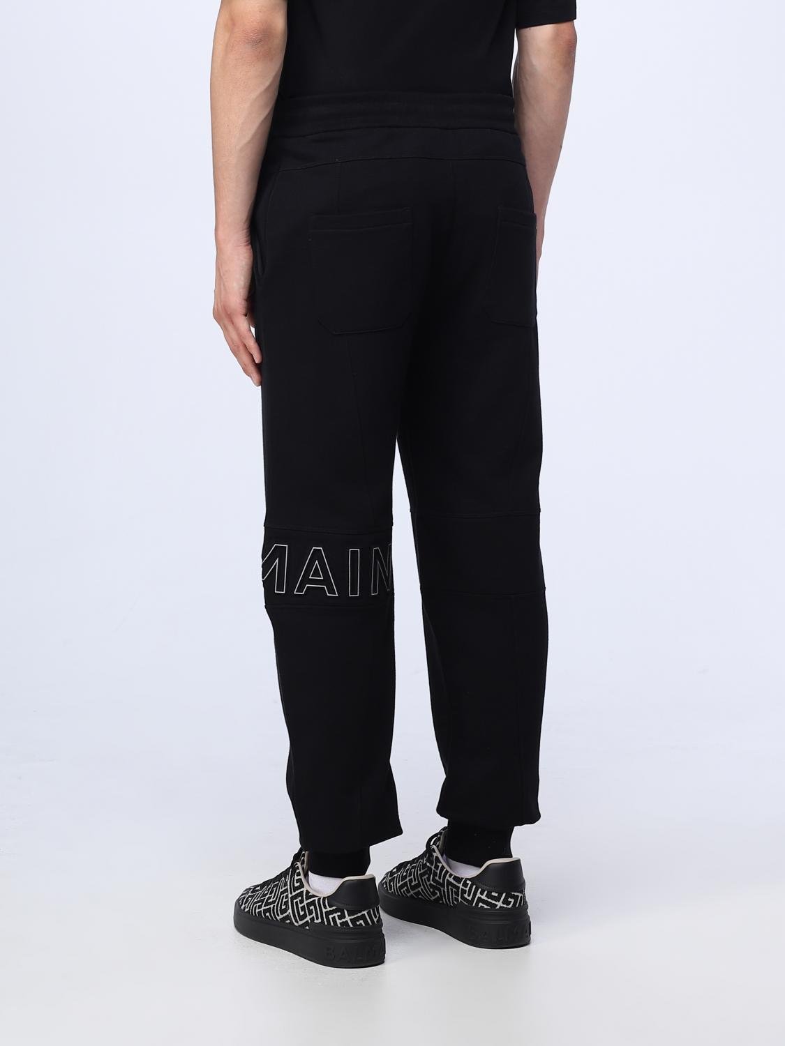 BALMAIN HOSE: Hose herren Balmain, Schwarz - Img 3