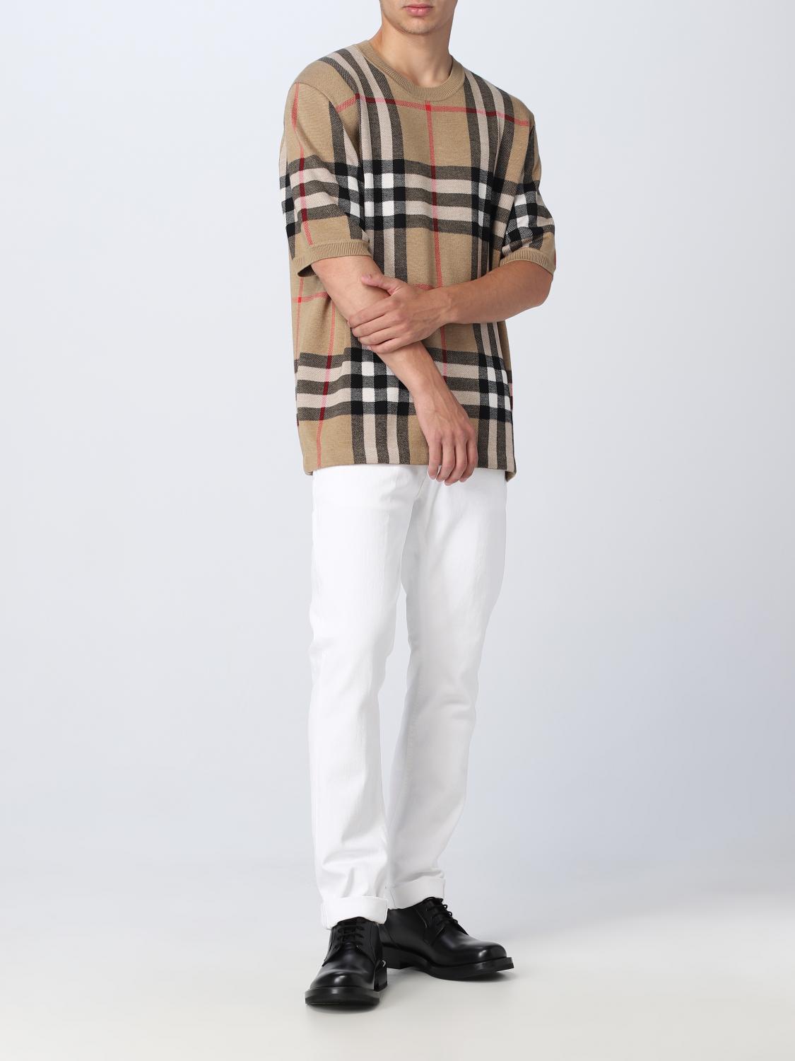 Burberry Tシャツ メンズ - ベージュ | 8043571 | GIGLIO.COM