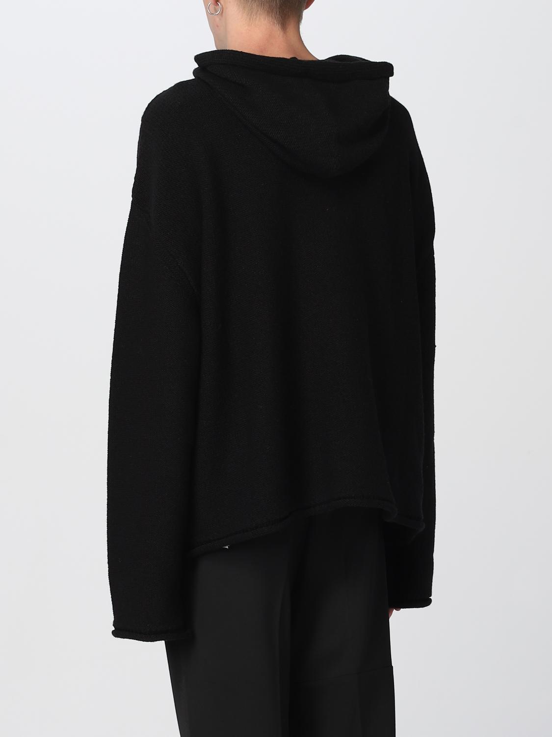 パーカー・フーディ MM6 Maison Margiela HOODIE (S52GP0150.S18286 900J BLACK) Mm6 Maison Margiela Outlet: Sweatshirt men - Black | Mm6