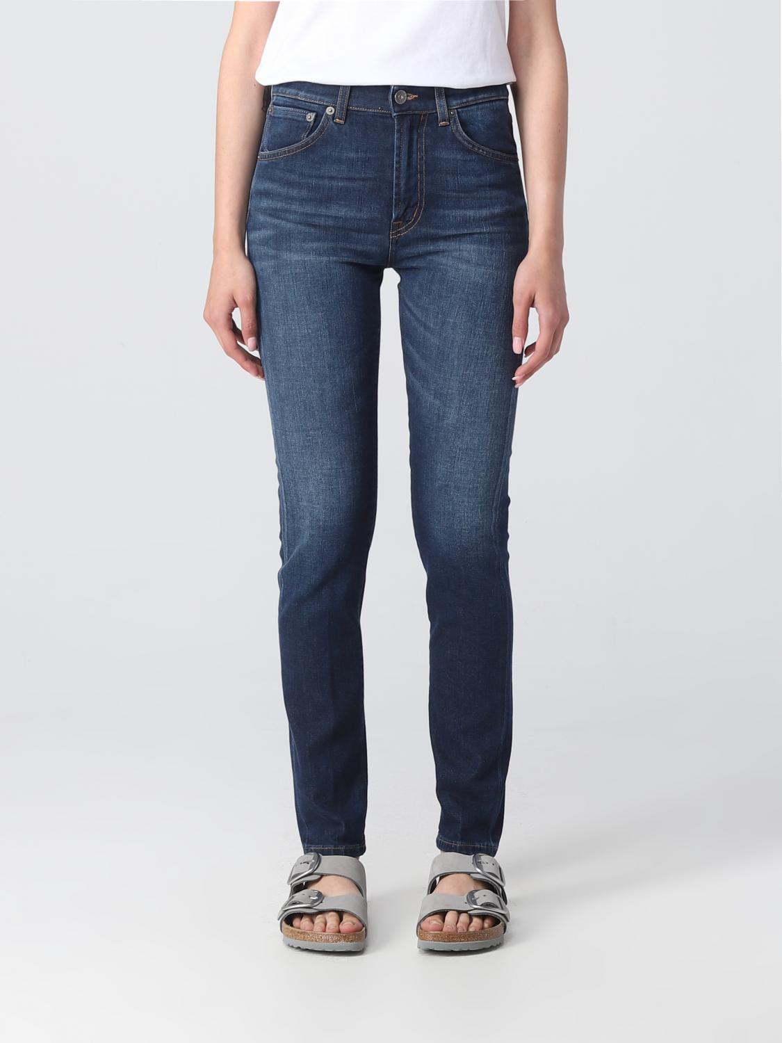 デニム・ジーパン DONDUP Woman Jeans Denim DP651DS0265DGN3 800 Dondupアウトレット：パンツ レディース - デニム | GIGLIO.COM
